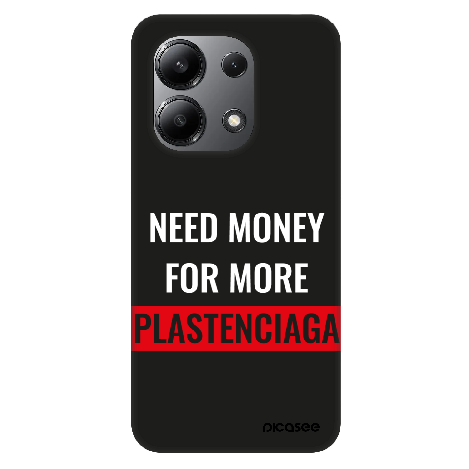 Picasee Fashion Case pentru Xiaomi Redmi Note 13 4G - More PLASTENCIAGA