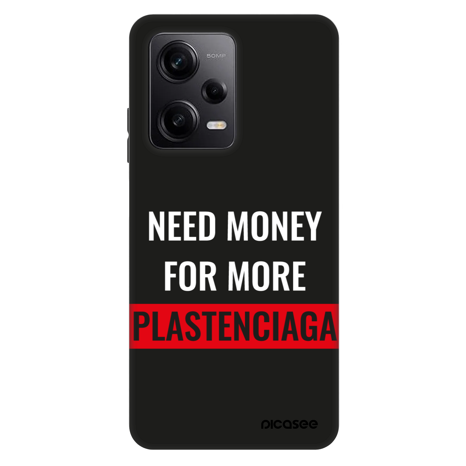Picasee Fashion Case pentru Xiaomi Redmi Note 12 Pro+ 5G - More PLASTENCIAGA