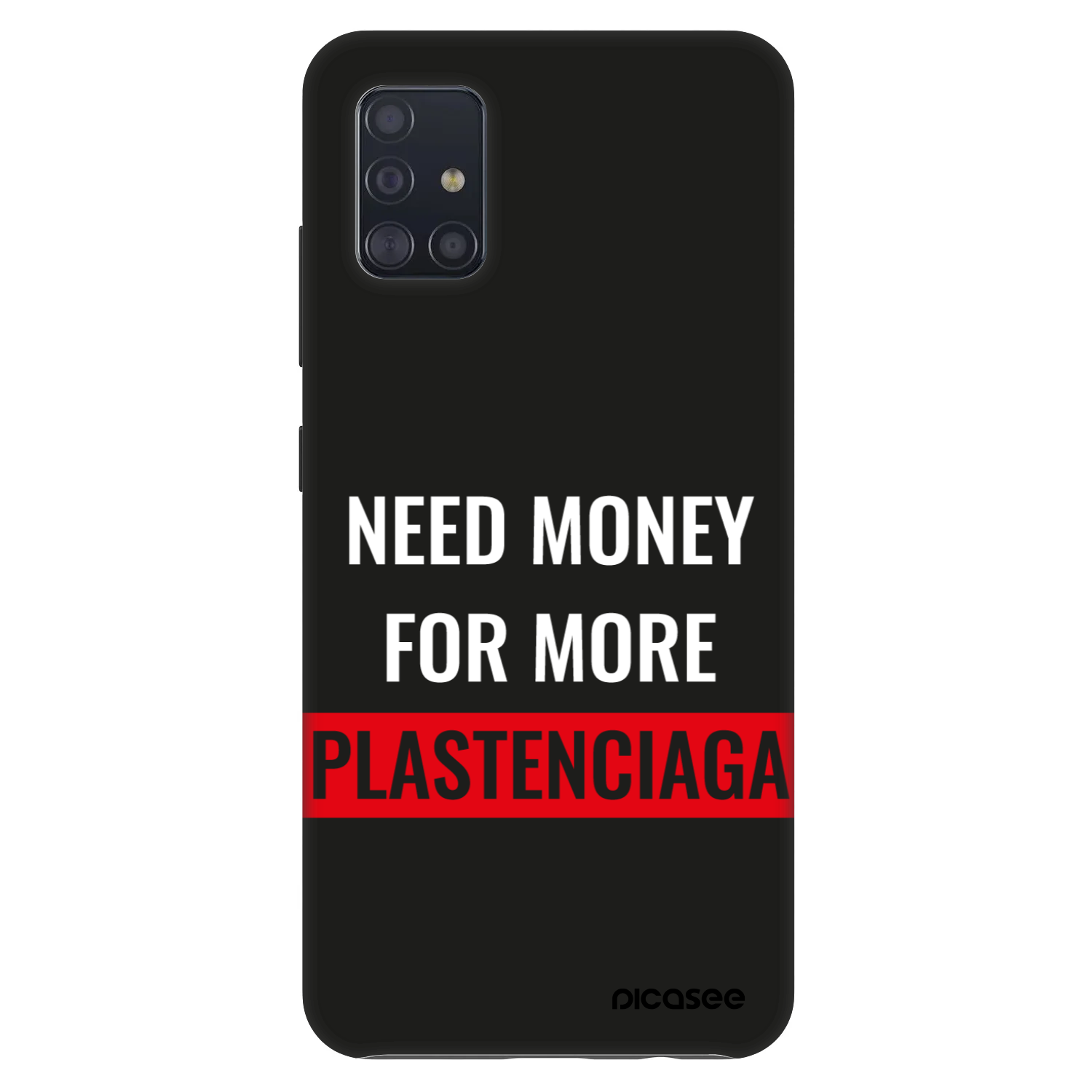 Picasee Fashion Case pentru Samsung Galaxy A51 A515F - More PLASTENCIAGA