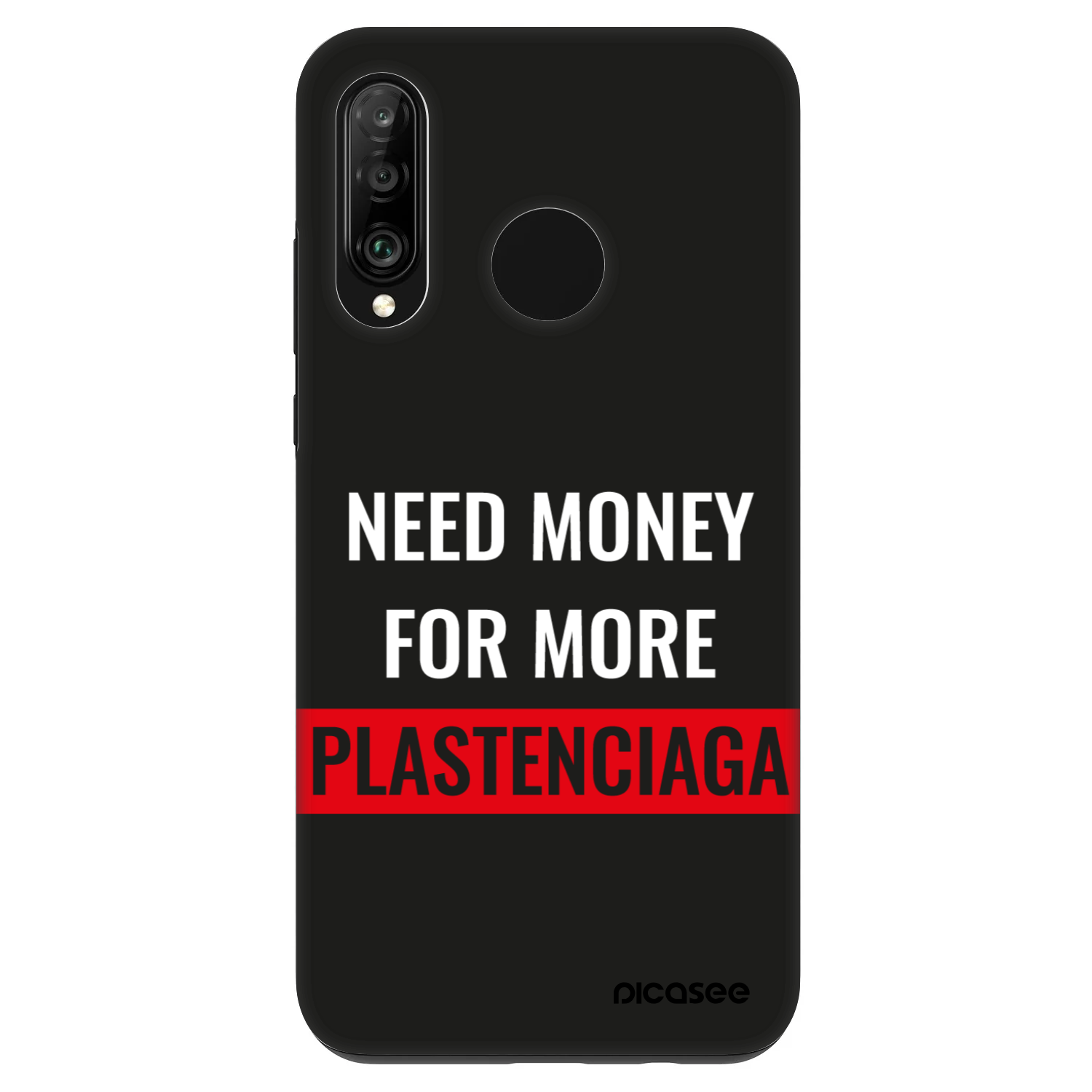Picasee Fashion Case pentru Huawei P30 Lite - More PLASTENCIAGA