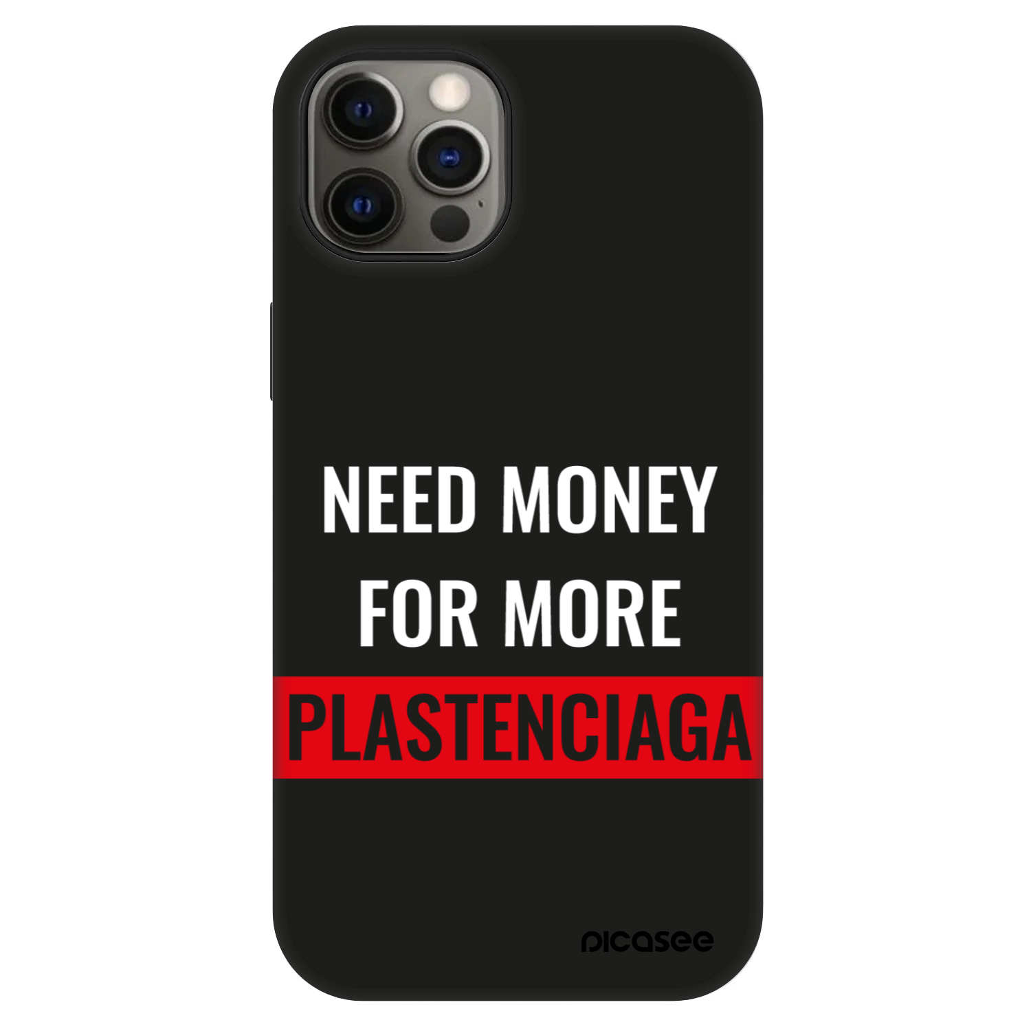 Picasee Fashion Case MagSafe pentru Apple iPhone 12 Pro - More PLASTENCIAGA