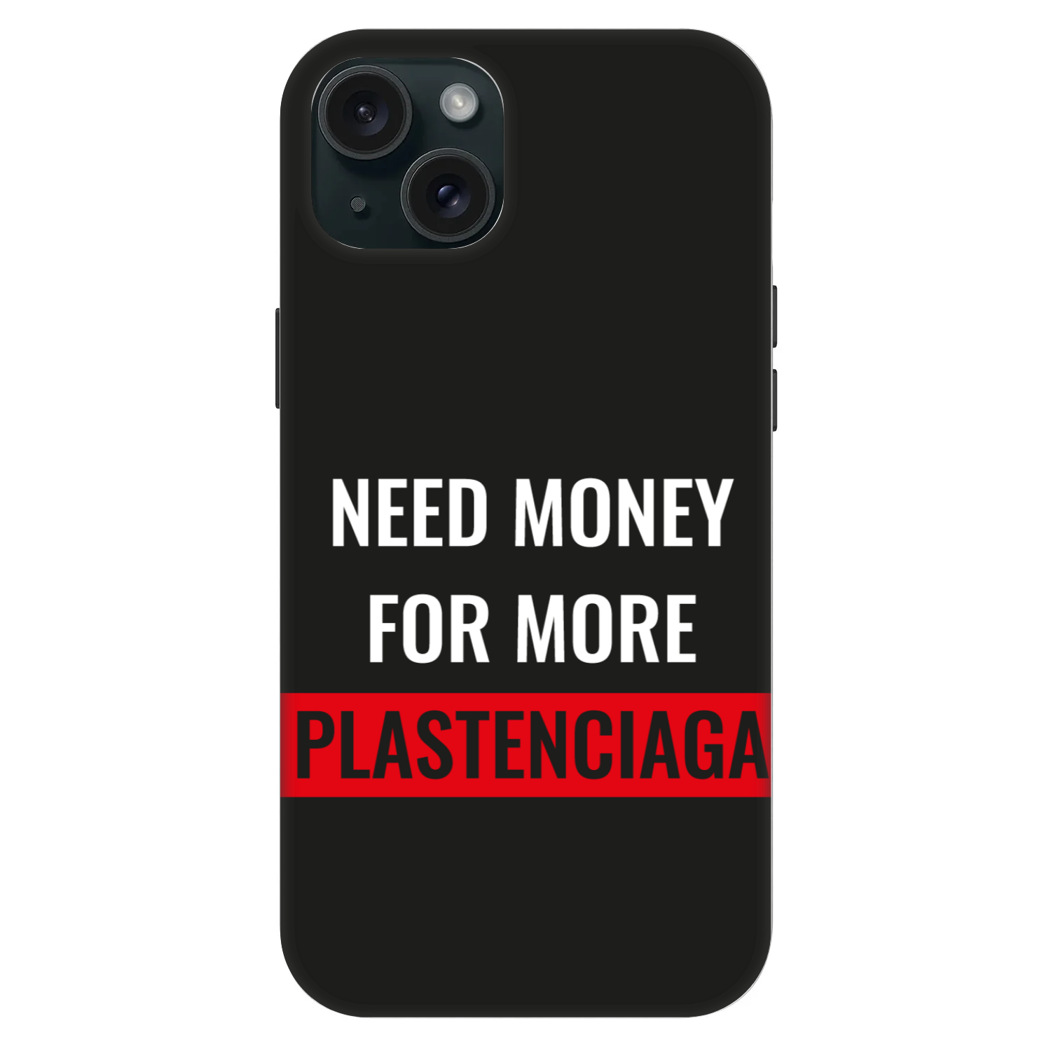 Picasee Fashion Case MagSafe pentru Apple iPhone 15 Plus - More PLASTENCIAGA