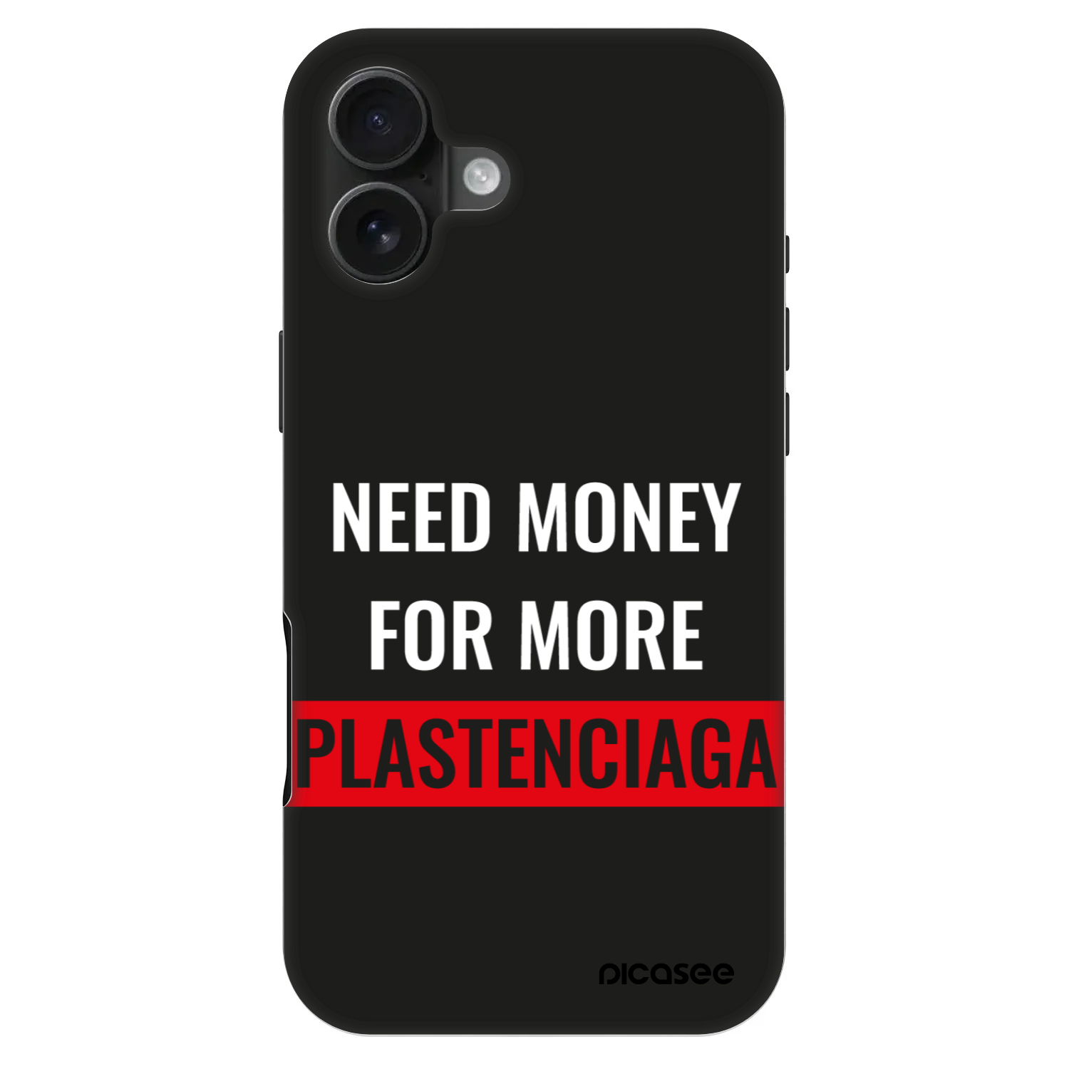 Picasee Fashion Case MagSafe pentru Apple iPhone 16 Plus - More PLASTENCIAGA