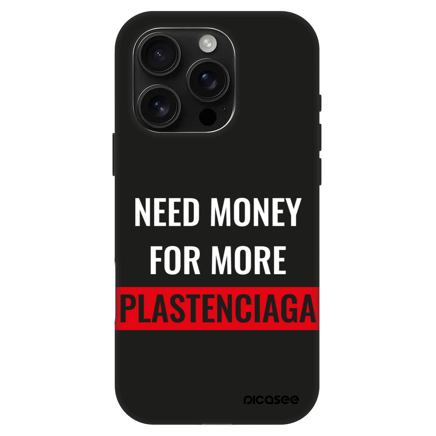 Picasee Fashion Case MagSafe pentru Apple iPhone 16 Pro - More PLASTENCIAGA