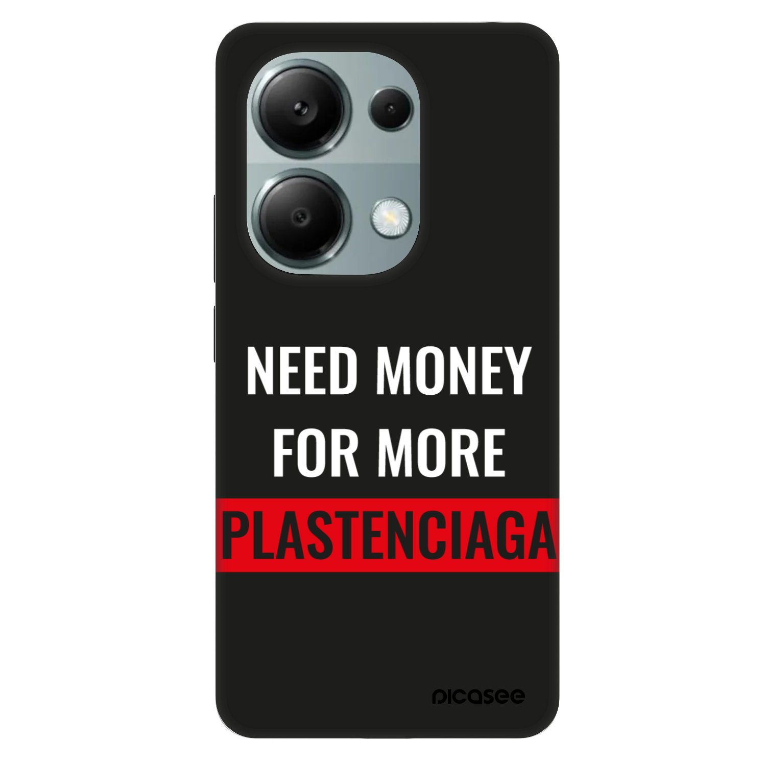 Picasee Fashion Case pentru Xiaomi Redmi Note 13 Pro 4G - More PLASTENCIAGA