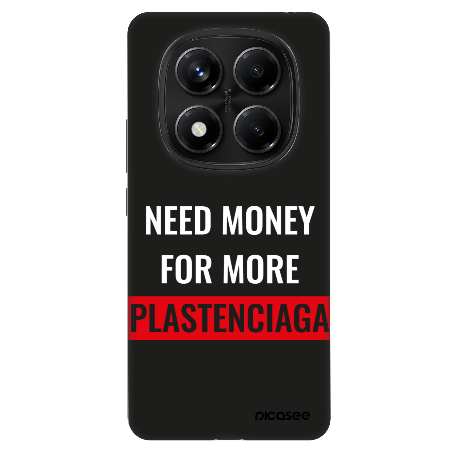 Picasee Fashion Case pentru Xiaomi Redmi Note 14 Pro 4G - More PLASTENCIAGA