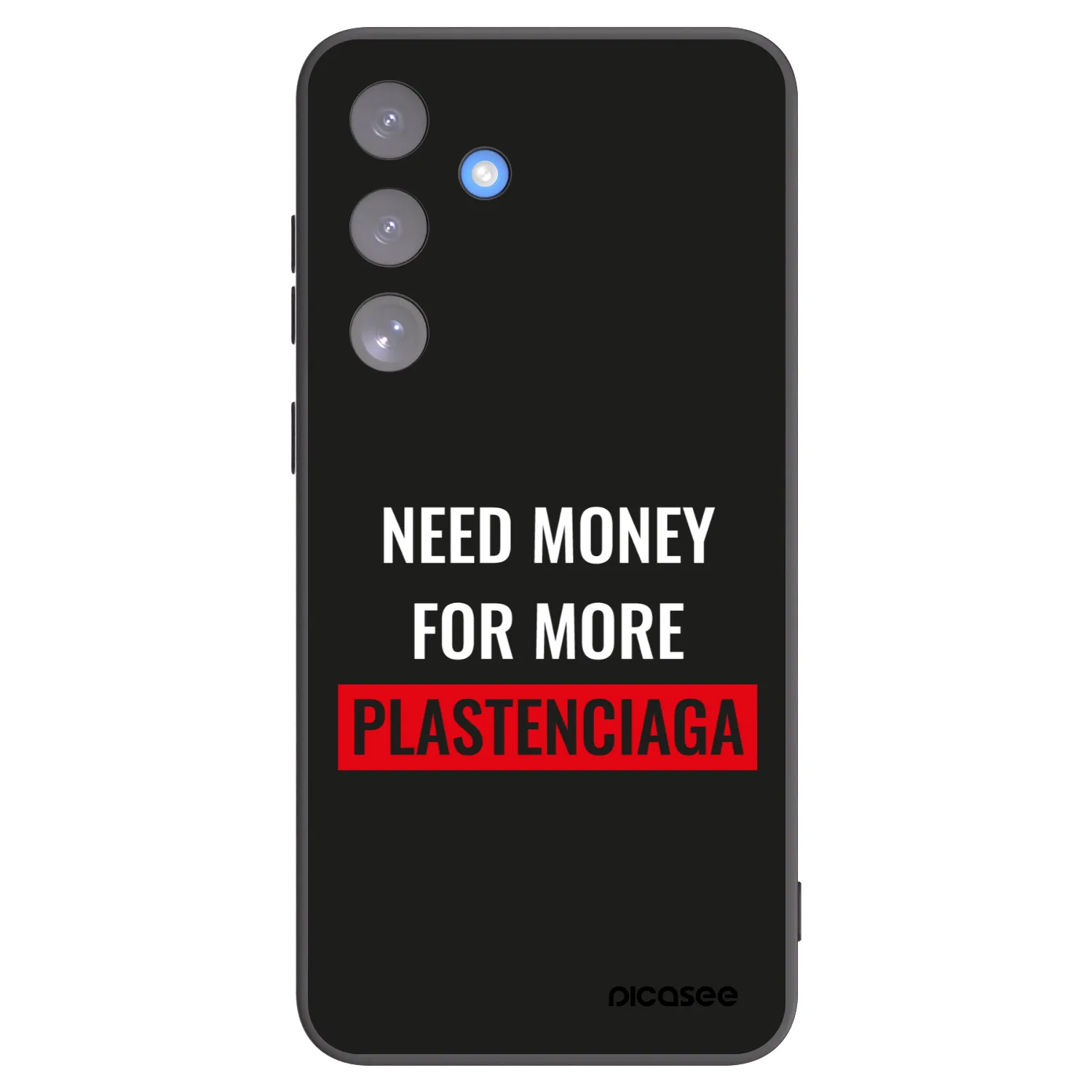 Picasee husă neagră din silicon pentru Samsung Galaxy S25 FE 5G - More PLASTENCIAGA