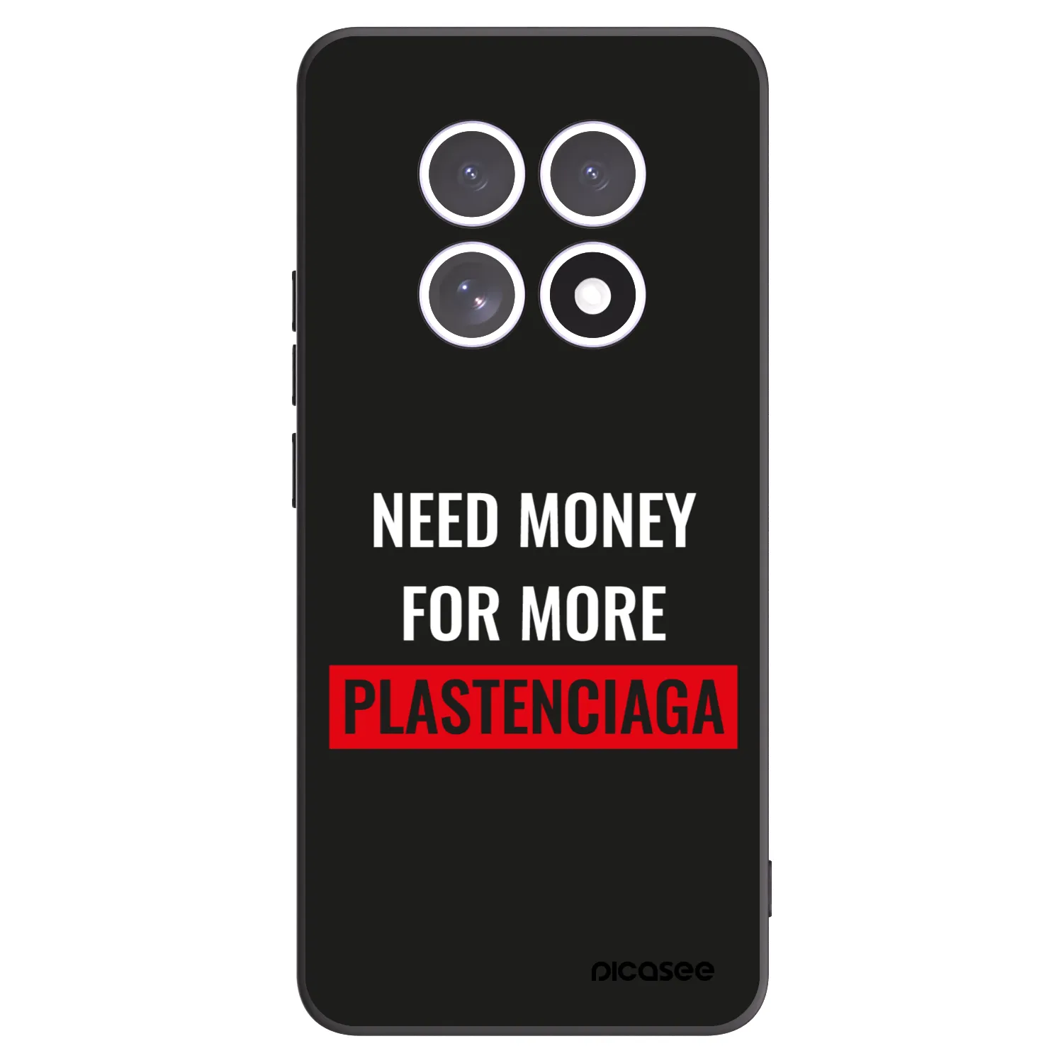 Picasee husă neagră din silicon pentru Xiaomi Redmi Note 15 - More PLASTENCIAGA