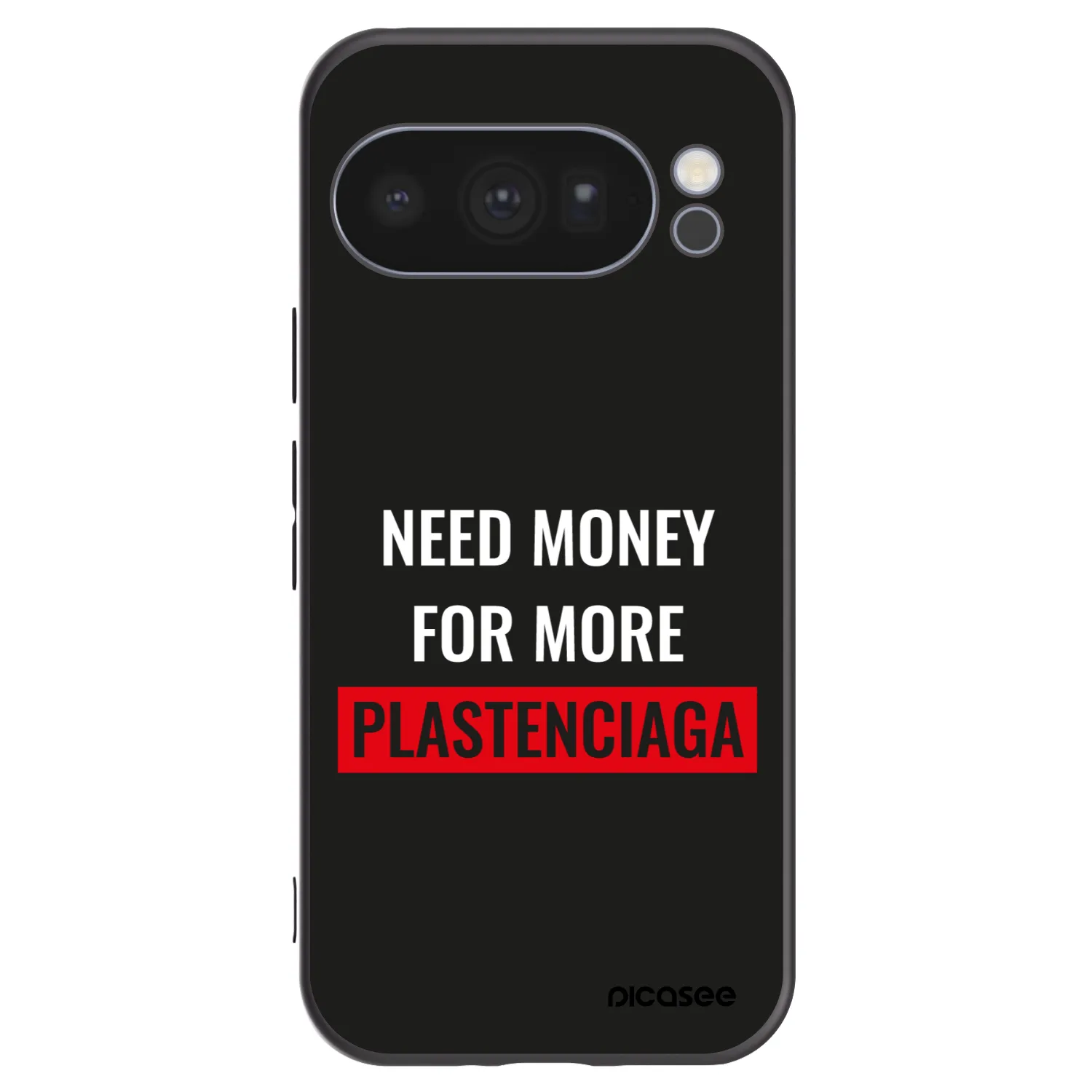 Picasee husă neagră din silicon pentru Google Pixel 10 Pro - More PLASTENCIAGA