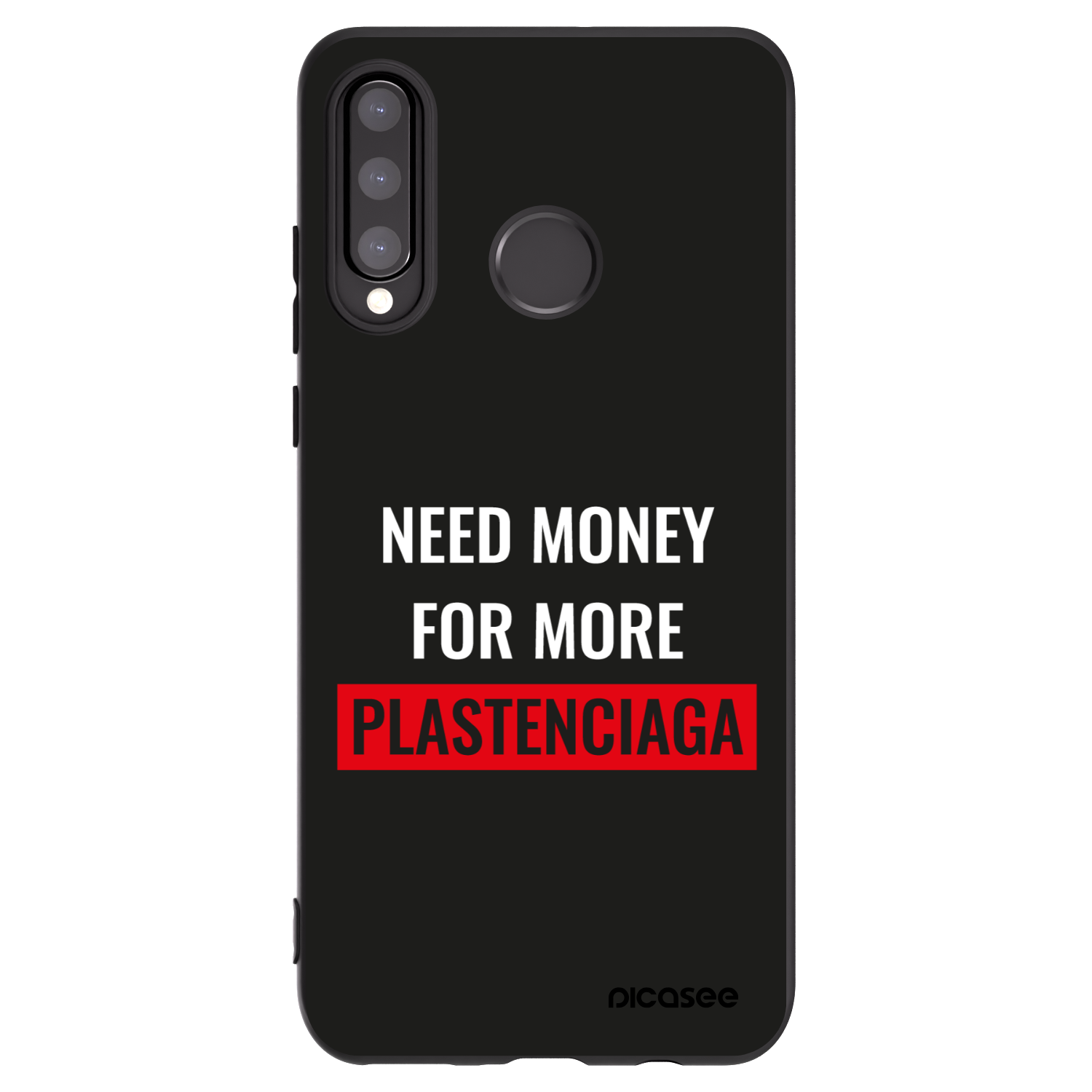 Picasee husă neagră din silicon pentru Huawei P30 Lite - More PLASTENCIAGA