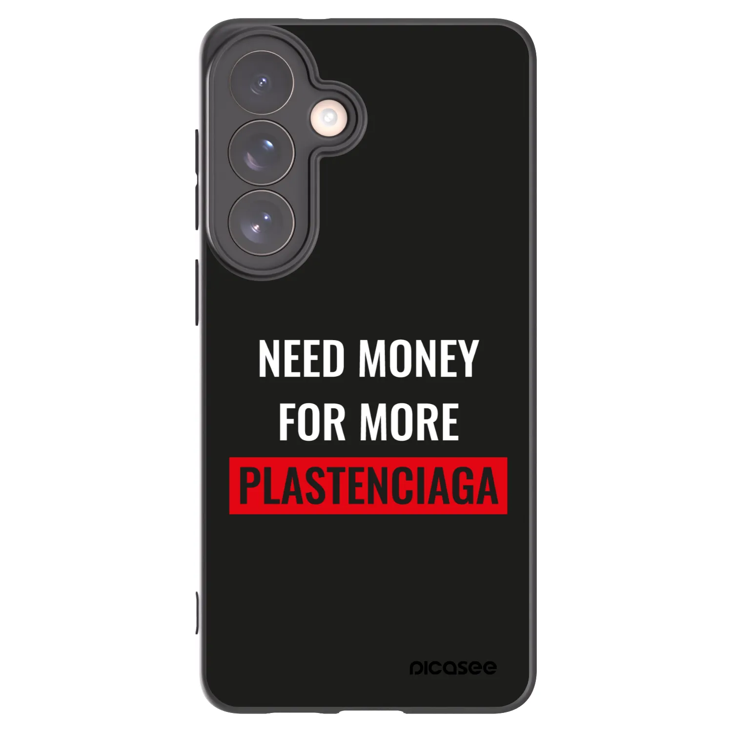 Picasee husă neagră din silicon pentru Samsung Galaxy S26+ - More PLASTENCIAGA