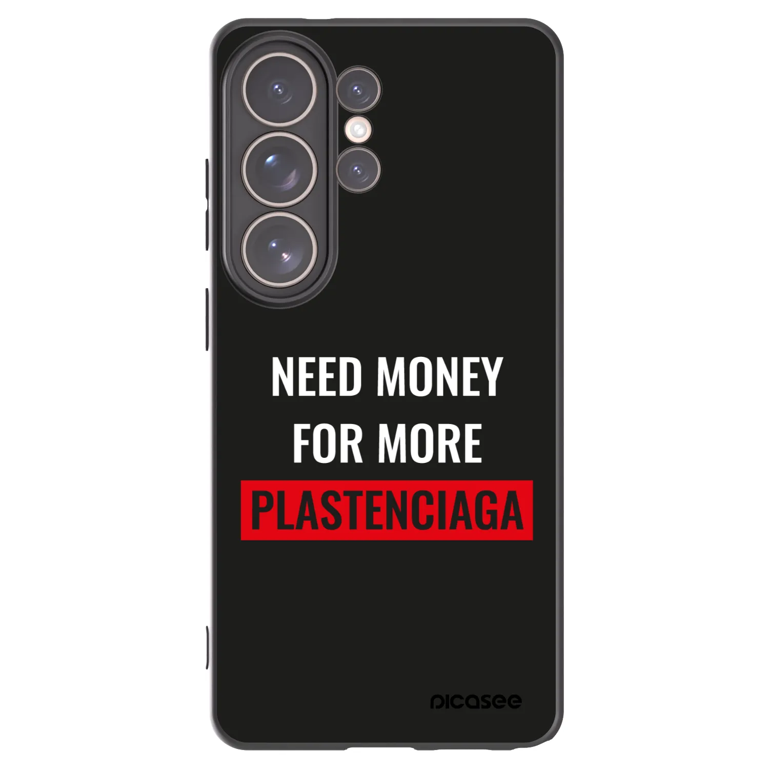 Picasee husă neagră din silicon pentru Samsung Galaxy S26 Ultra - More PLASTENCIAGA