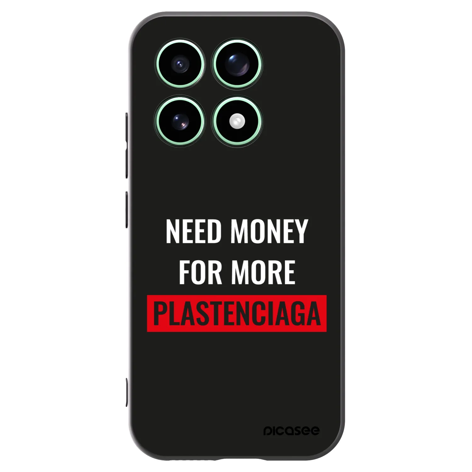 Picasee husă neagră din silicon pentru Xiaomi 17 - More PLASTENCIAGA