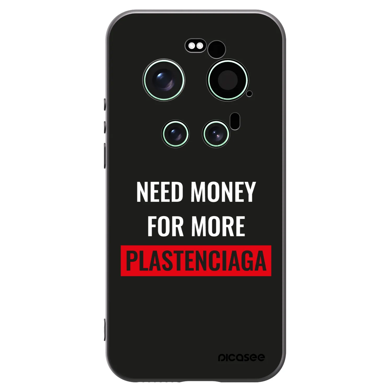 Picasee husă neagră din silicon pentru Xiaomi 17 Ultra - More PLASTENCIAGA