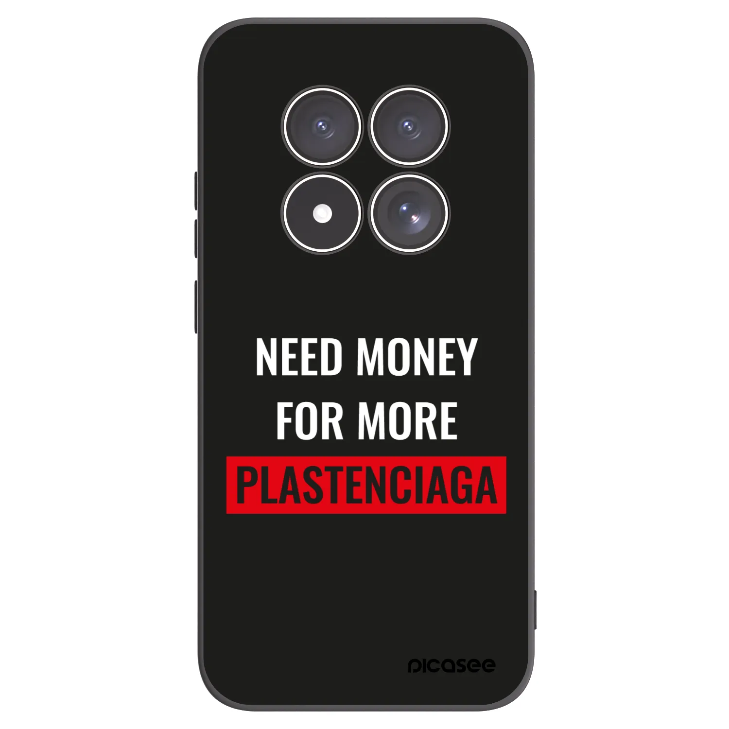 Picasee husă neagră din silicon pentru Xiaomi Redmi Note 15 Pro 5G - More PLASTENCIAGA