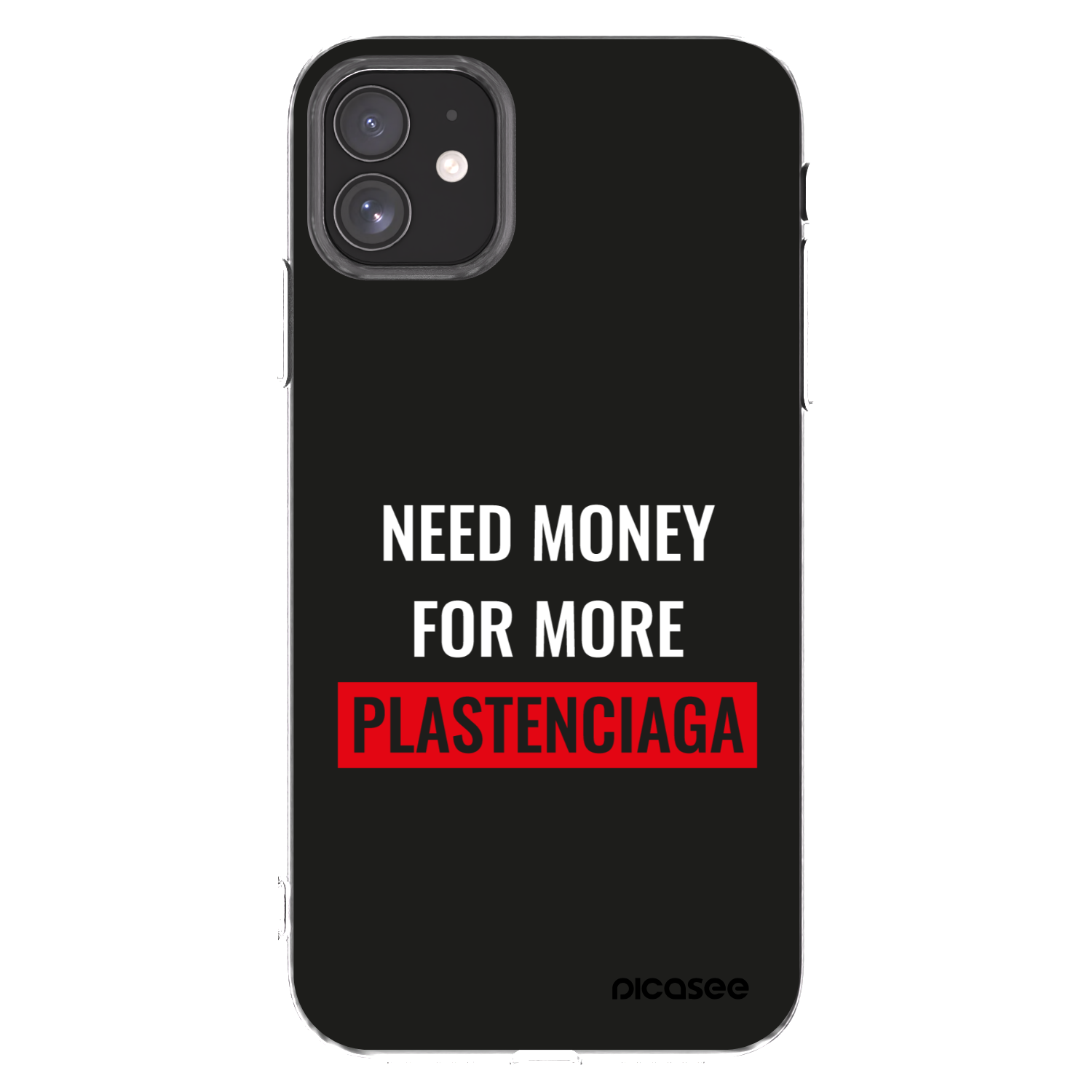 Picasee husă transparentă din silicon pentru Apple iPhone 11 - More PLASTENCIAGA