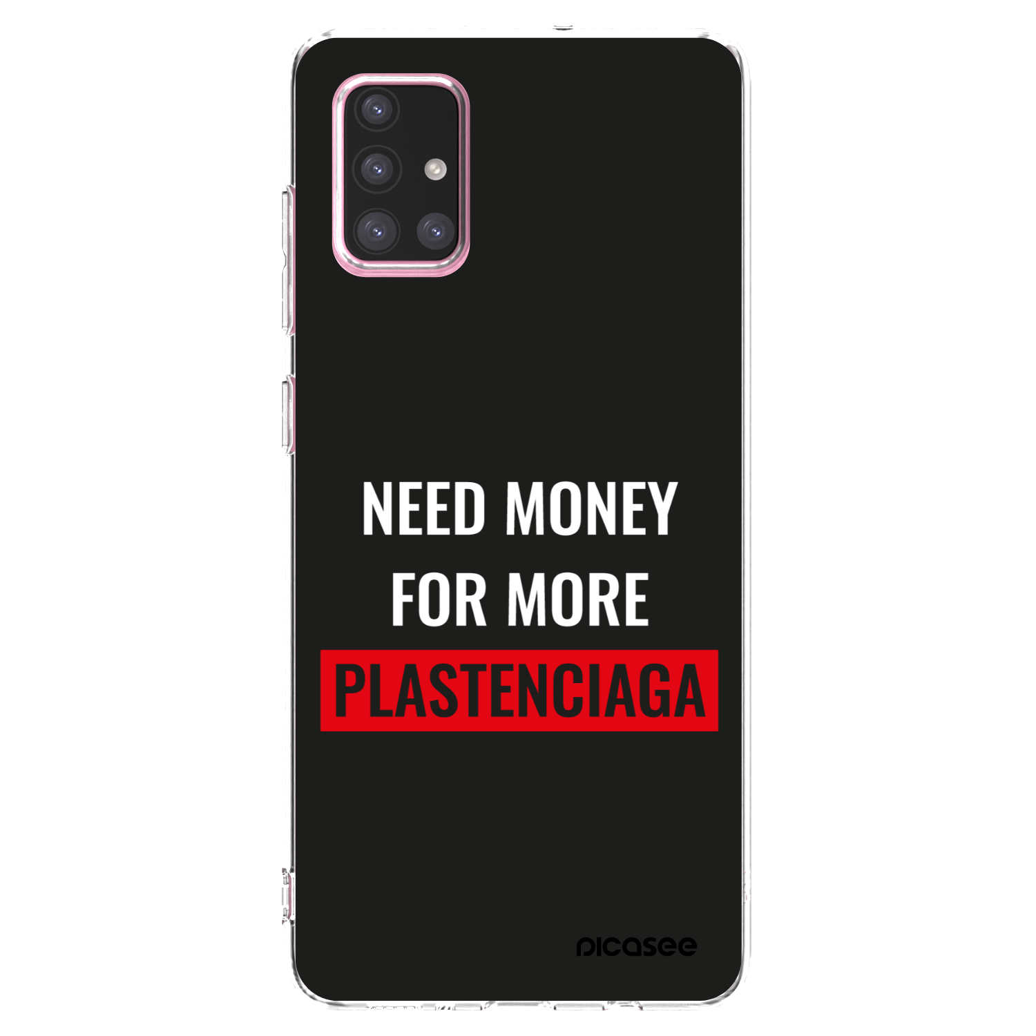 Picasee husă transparentă din silicon pentru Samsung Galaxy A71 A715F - More PLASTENCIAGA