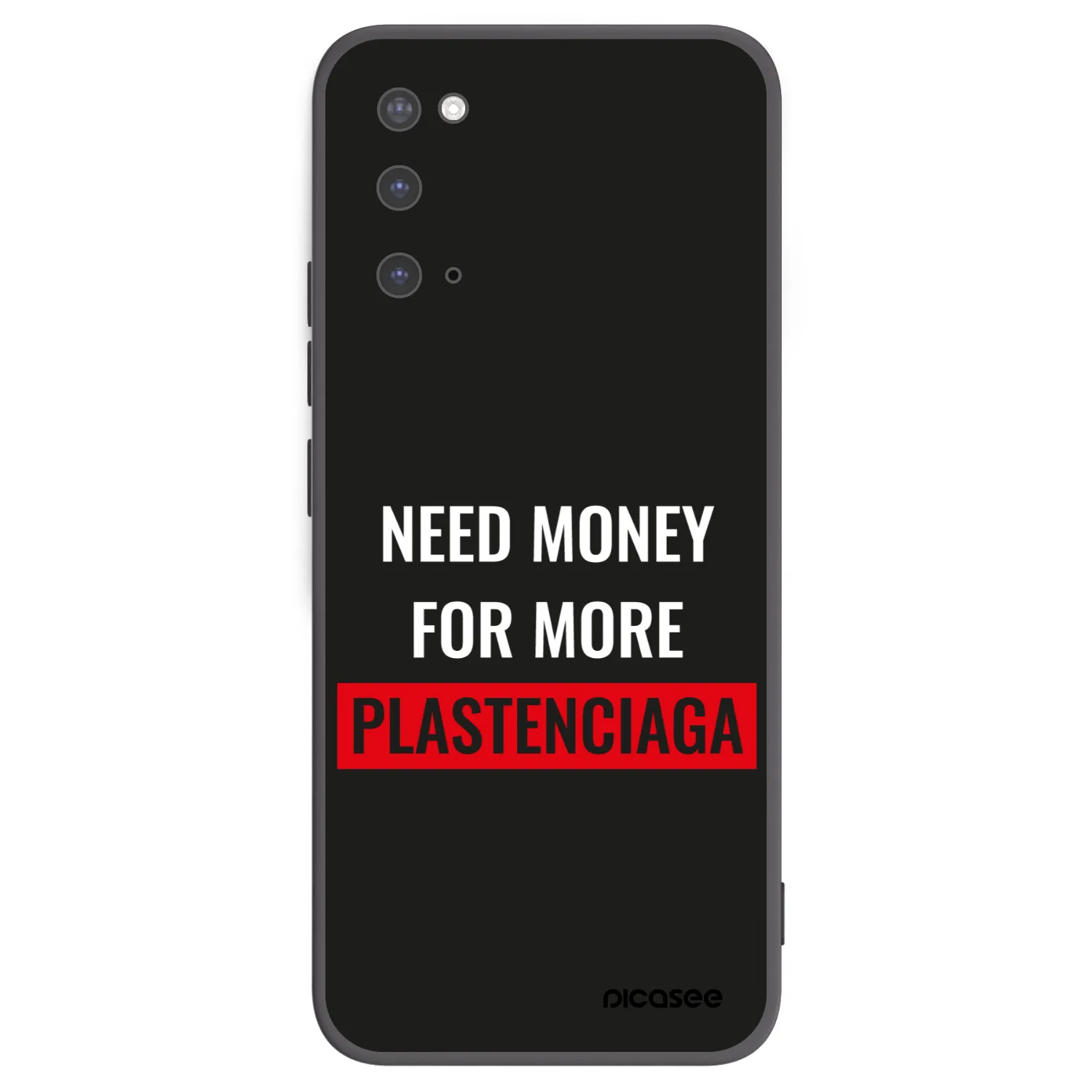Picasee husă neagră din silicon pentru Samsung Galaxy S20 G980F - More PLASTENCIAGA