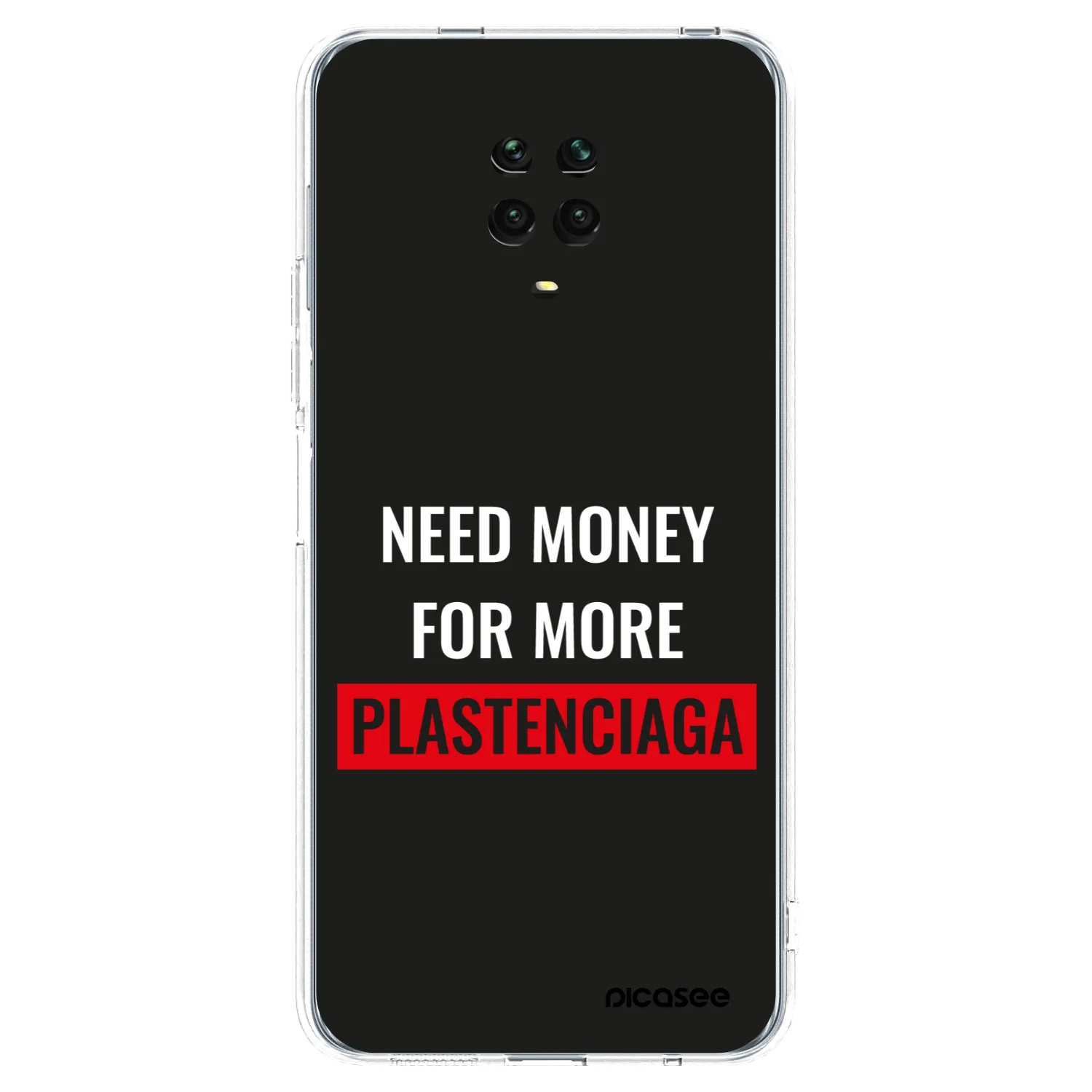 Picasee husă transparentă din silicon pentru Xiaomi Redmi Note 9 Pro - More PLASTENCIAGA