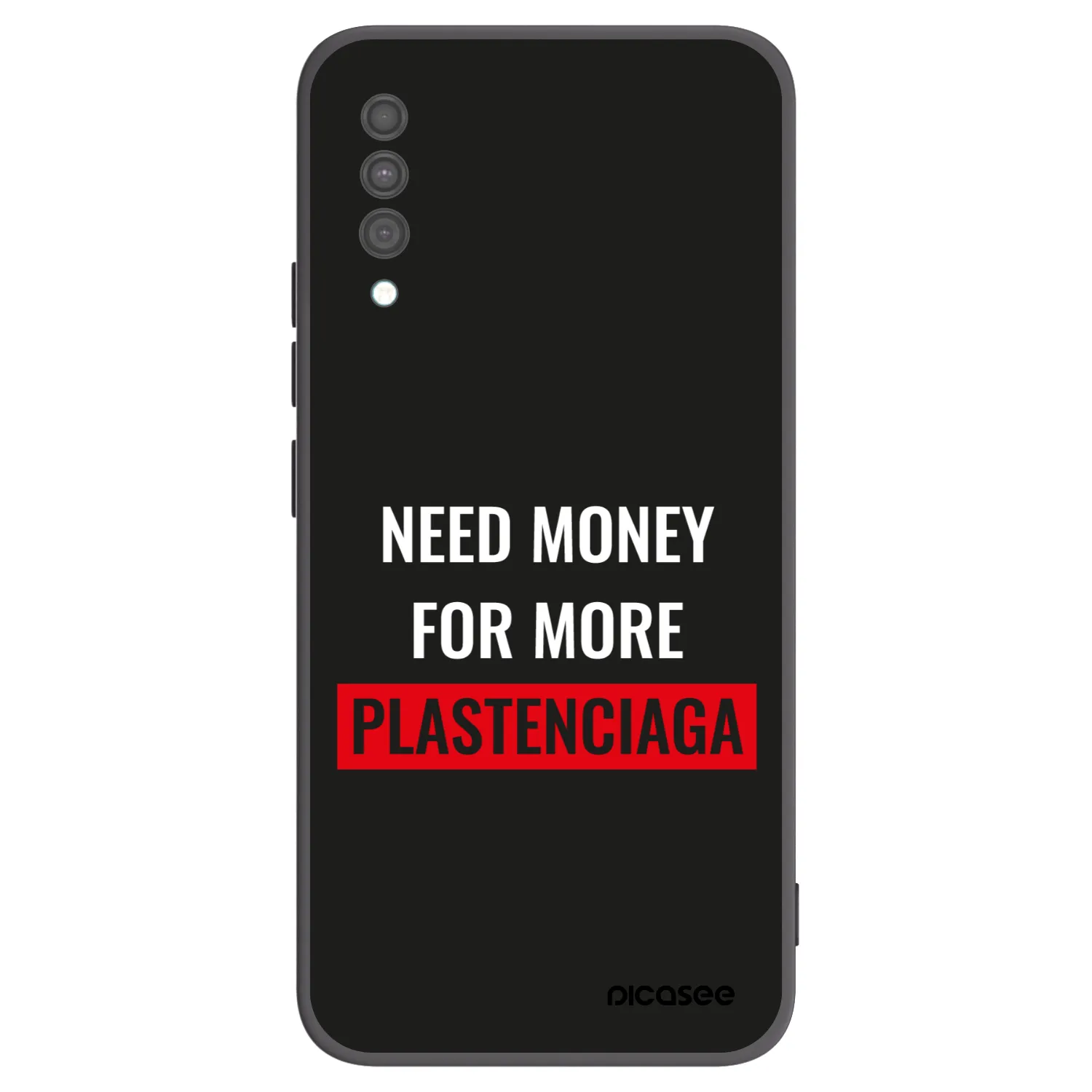 Picasee husă neagră din silicon pentru Samsung Galaxy A30s A307F - More PLASTENCIAGA