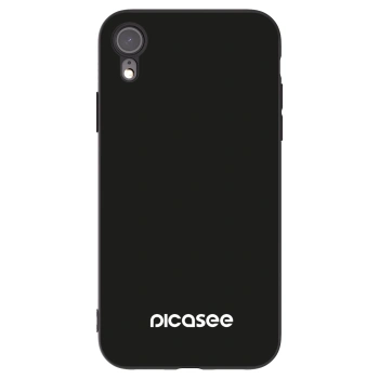 Picasee husă neagră din silicon pentru Apple iPhone XR - Picasee