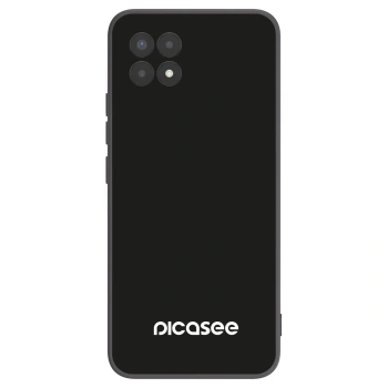 Picasee husă neagră din silicon pentru Realme 8i - Picasee