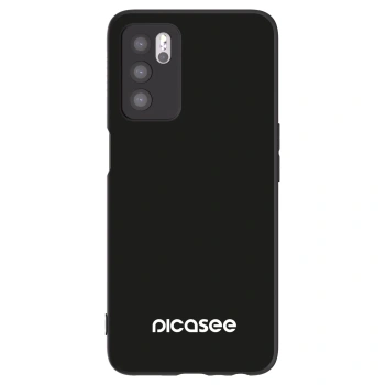 Picasee husă neagră din silicon pentru OPPO A16s - Picasee