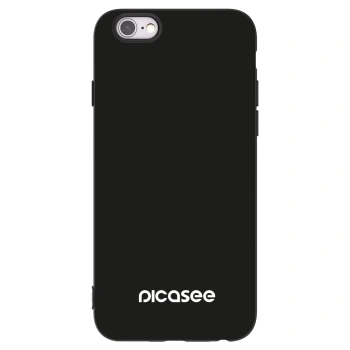 Picasee husă neagră din silicon pentru Apple iPhone 6/6S - Picasee