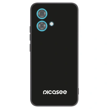 Picasee husă neagră din silicon pentru Motorola Edge 40 Neo - Picasee