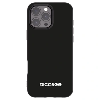 Picasee husă neagră din silicon pentru Apple iPhone 16 Pro Max - Picasee