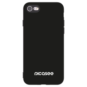 Picasee husă neagră din silicon pentru Apple iPhone SE 2020 - Picasee