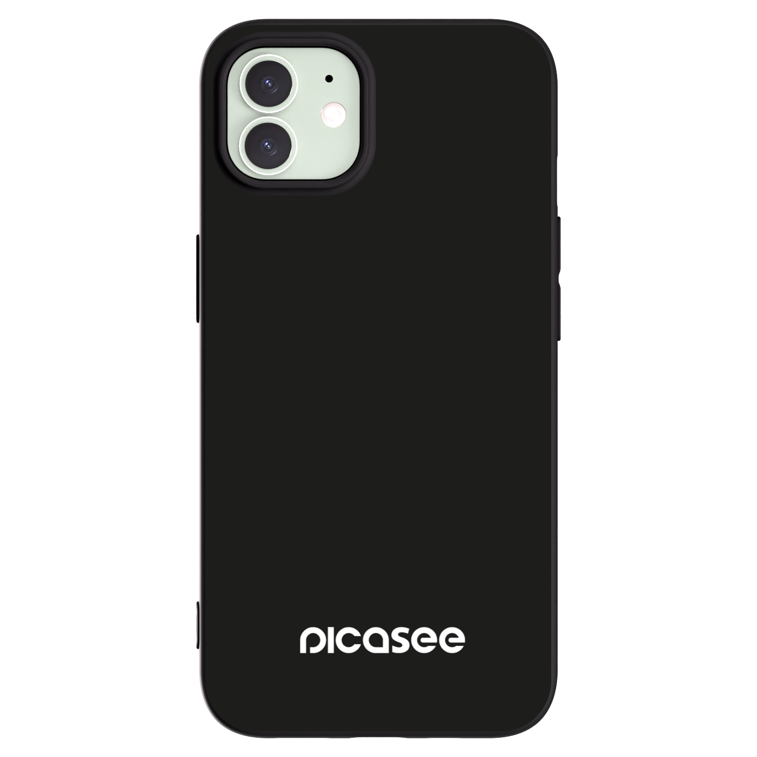 Picasee husă neagră din silicon pentru Apple iPhone 12 Pro - Picasee