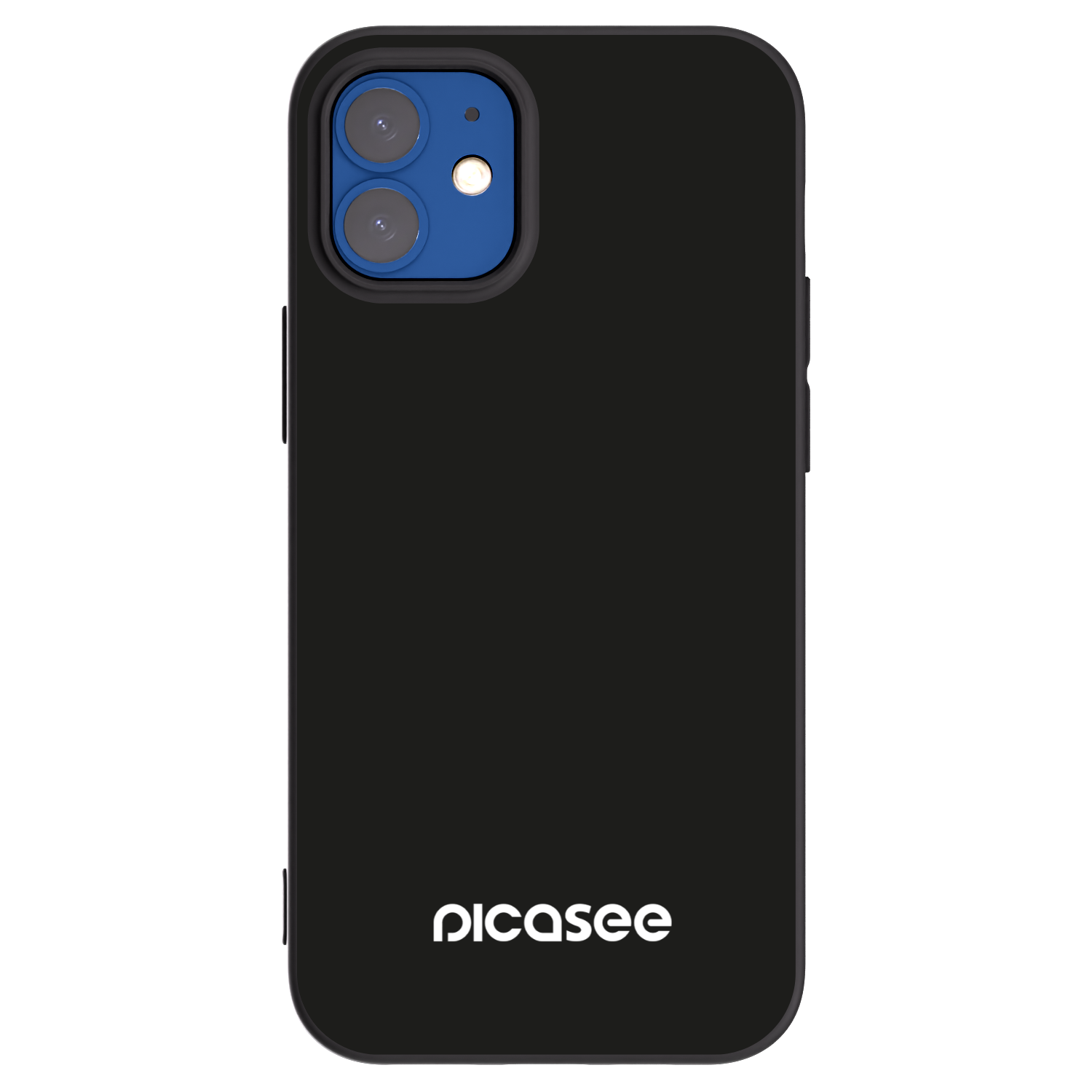 Picasee husă neagră din silicon pentru Apple iPhone 12 mini - Picasee