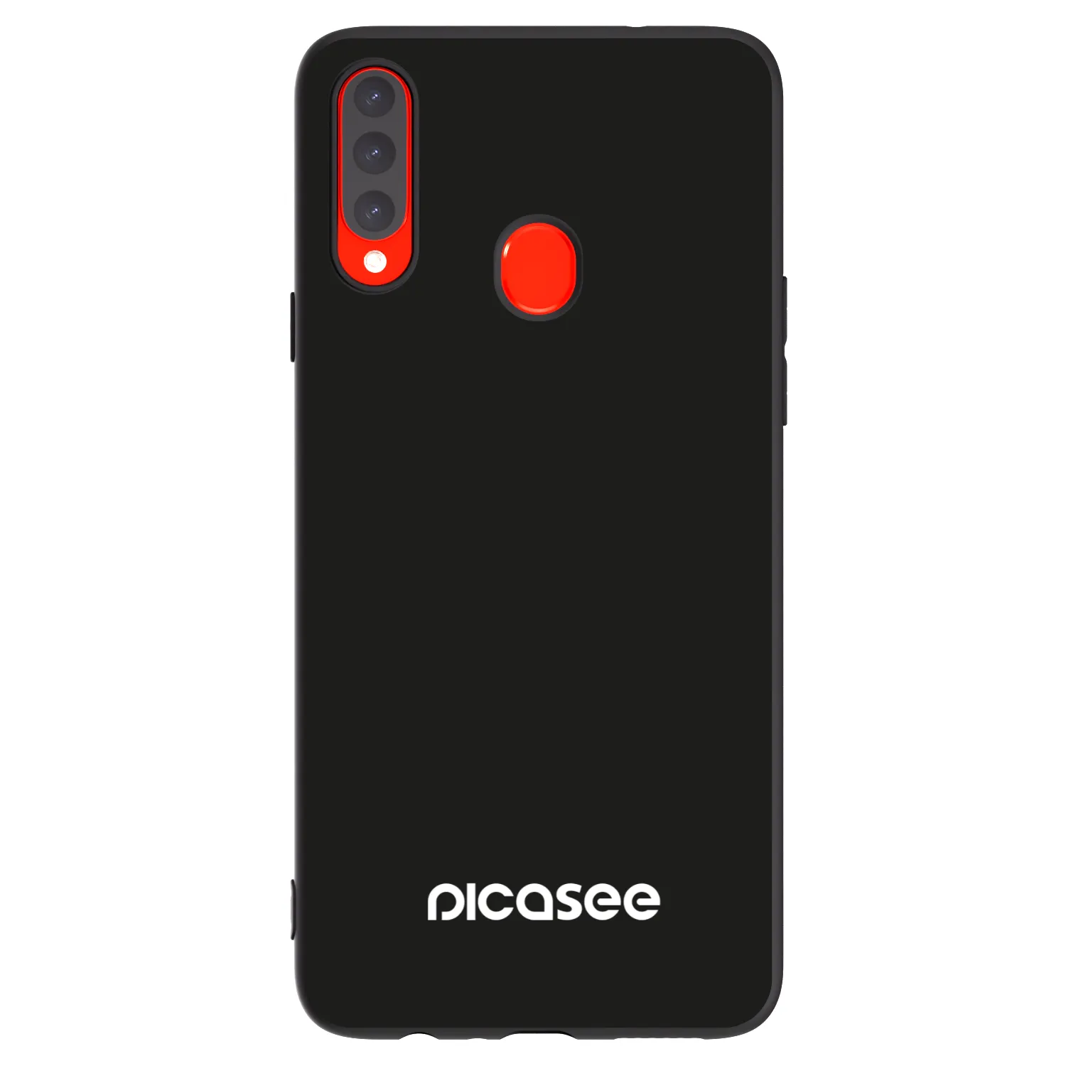 Picasee husă neagră din silicon pentru Samsung Galaxy A20s - Picasee