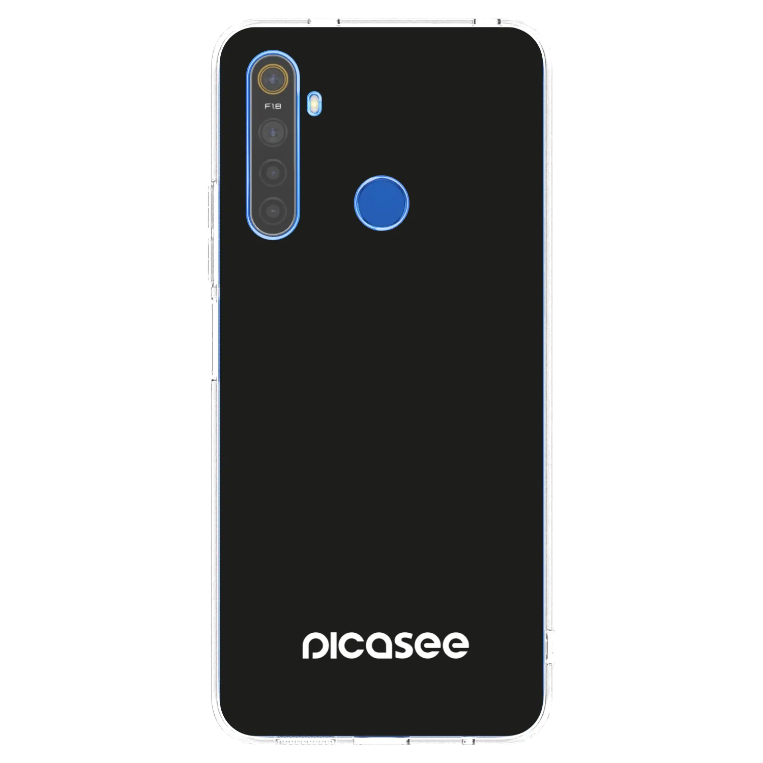 Picasee husă transparentă din silicon pentru Realme 5 - Picasee