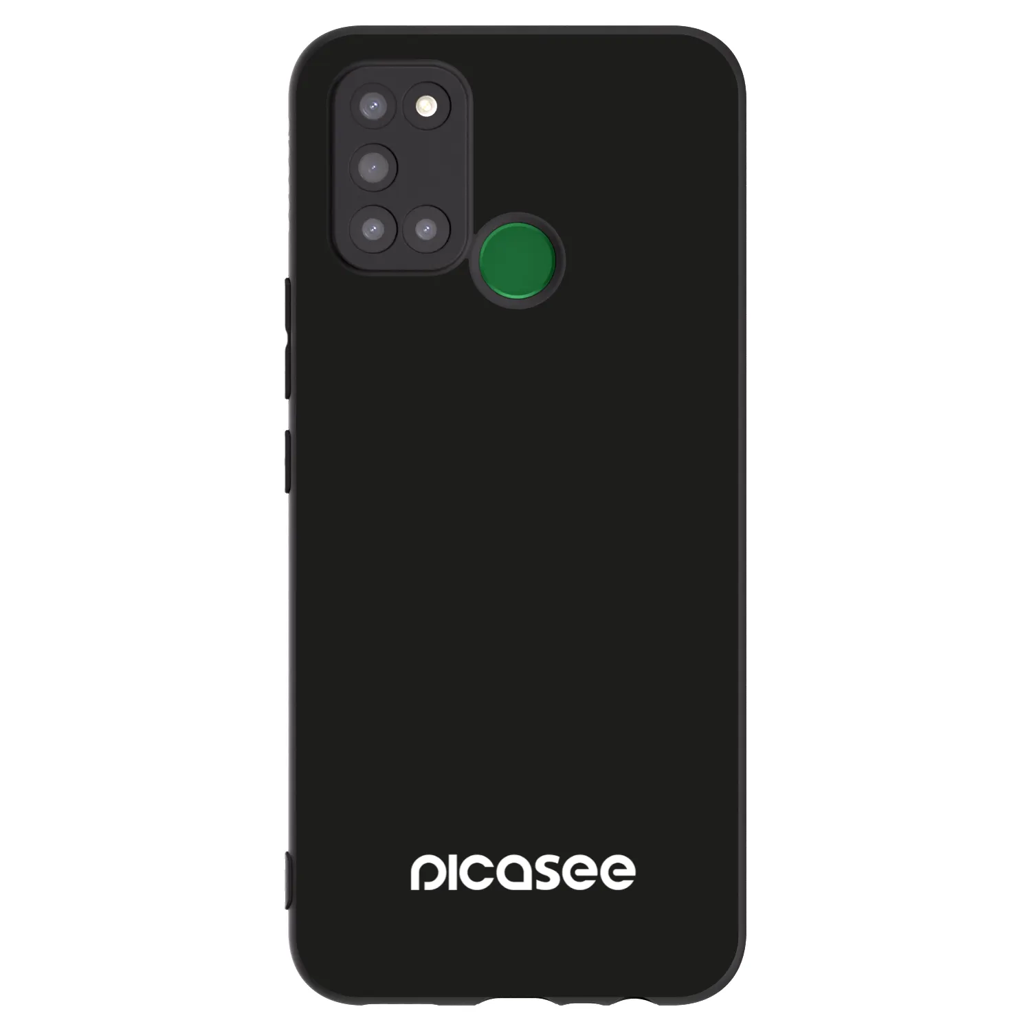 Picasee husă neagră din silicon pentru Realme 7i - Picasee