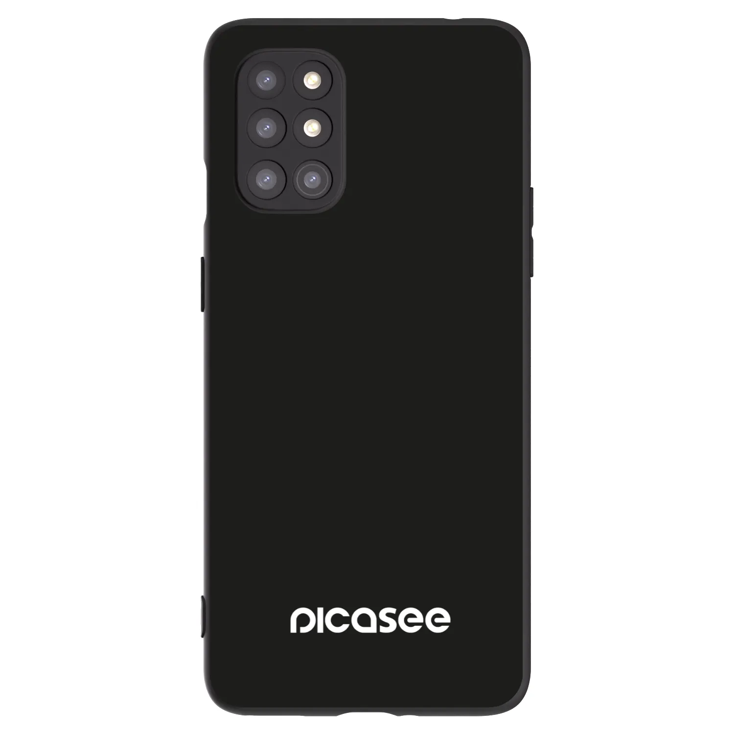 Picasee husă neagră din silicon pentru OnePlus 8T - Picasee