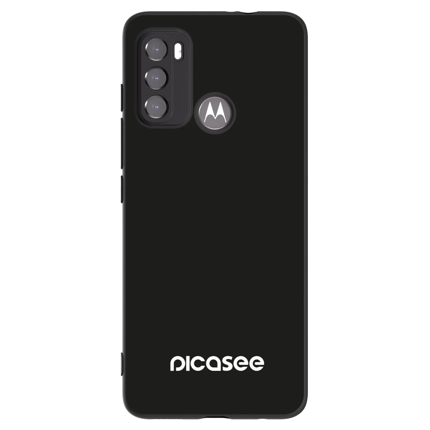 Picasee husă neagră din silicon pentru Motorola Moto G60 - Picasee