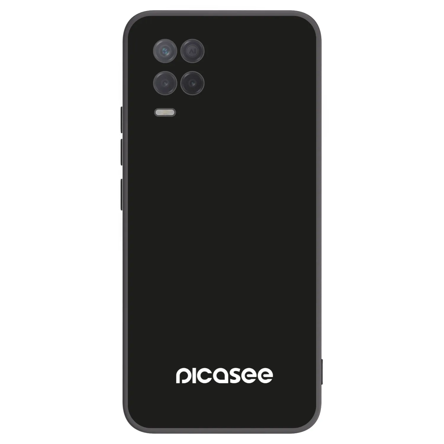 Picasee husă neagră din silicon pentru Realme 8 5G - Picasee