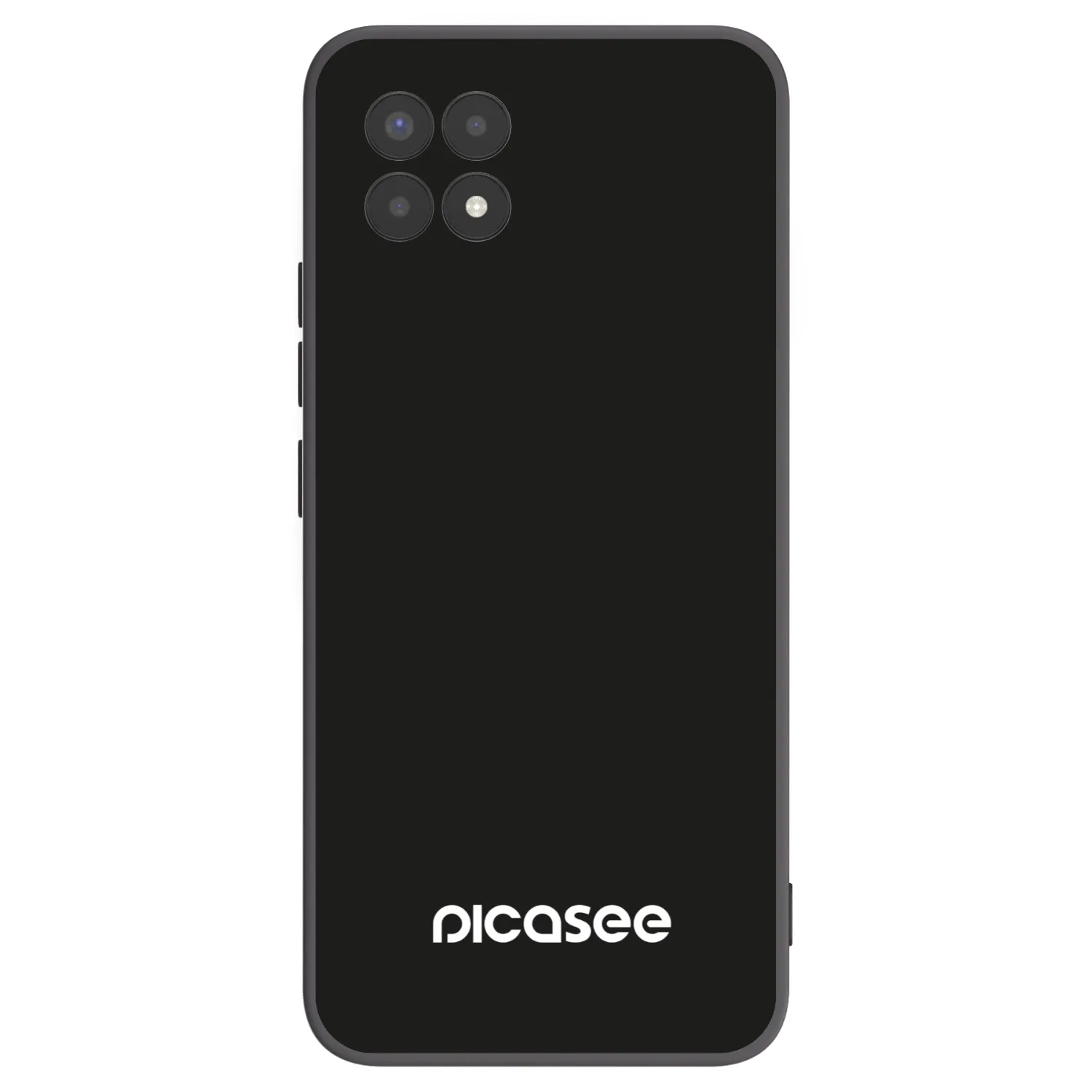 Picasee husă neagră din silicon pentru Realme 8i - Picasee