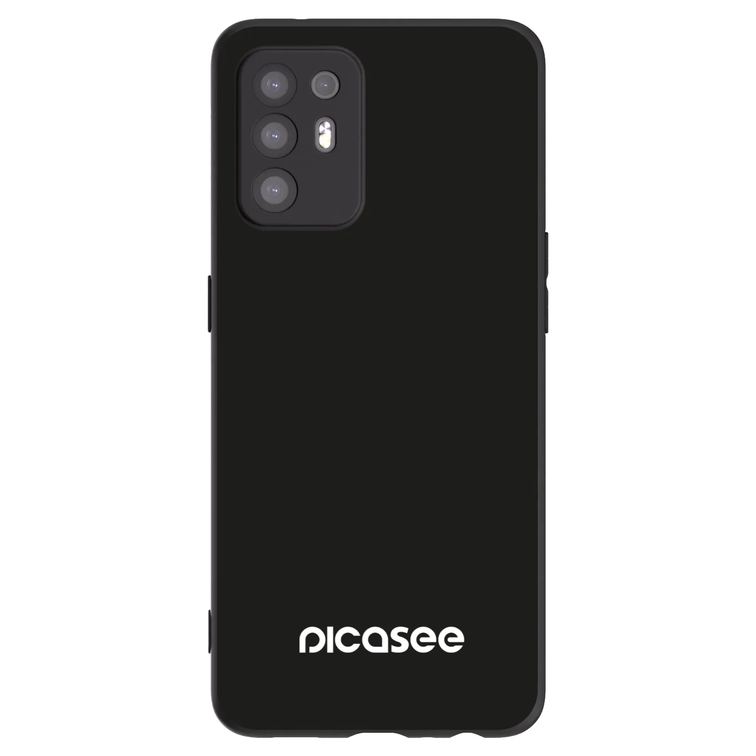 Picasee husă neagră din silicon pentru OPPO A94 5G - Picasee