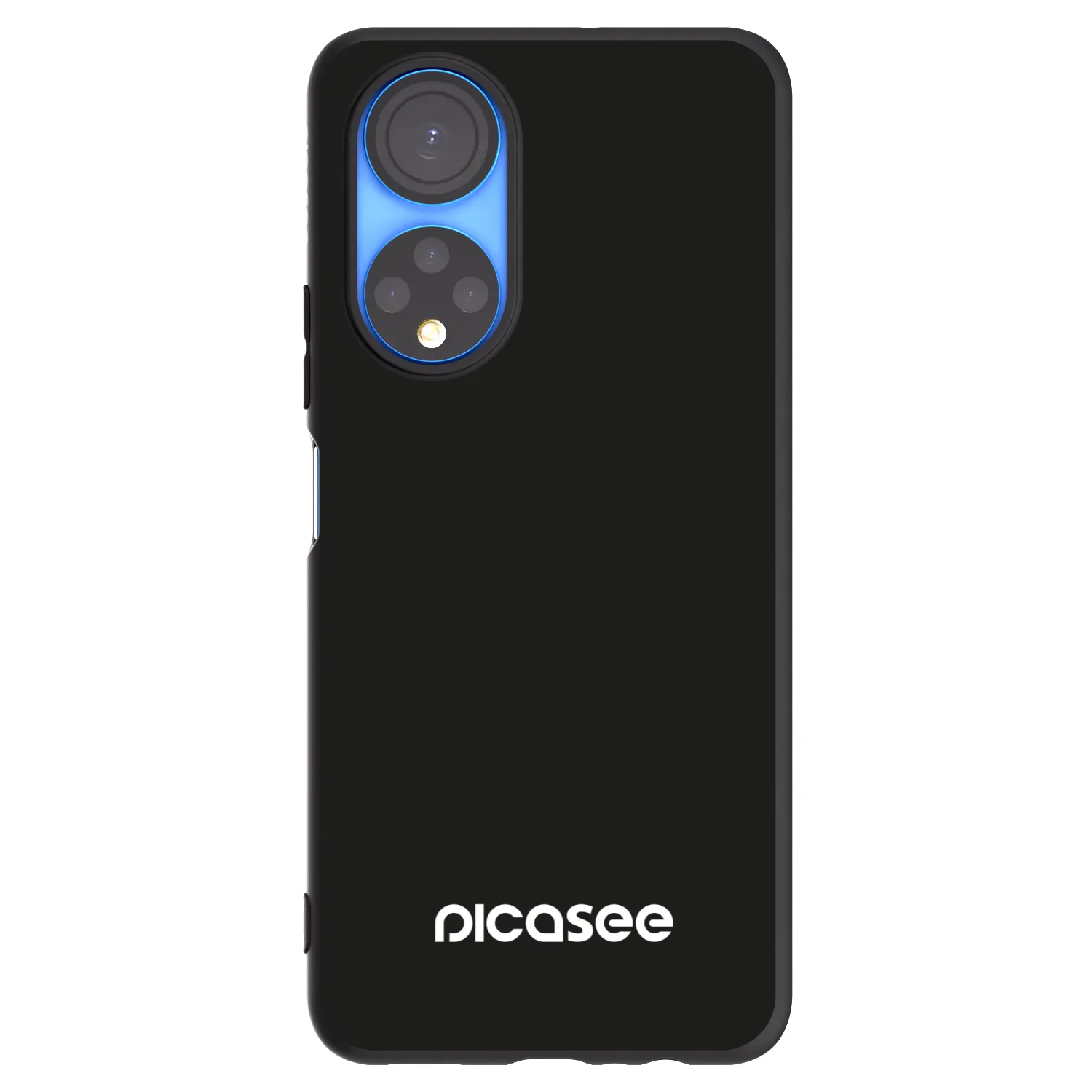 Picasee husă neagră din silicon pentru Honor X7 - Picasee