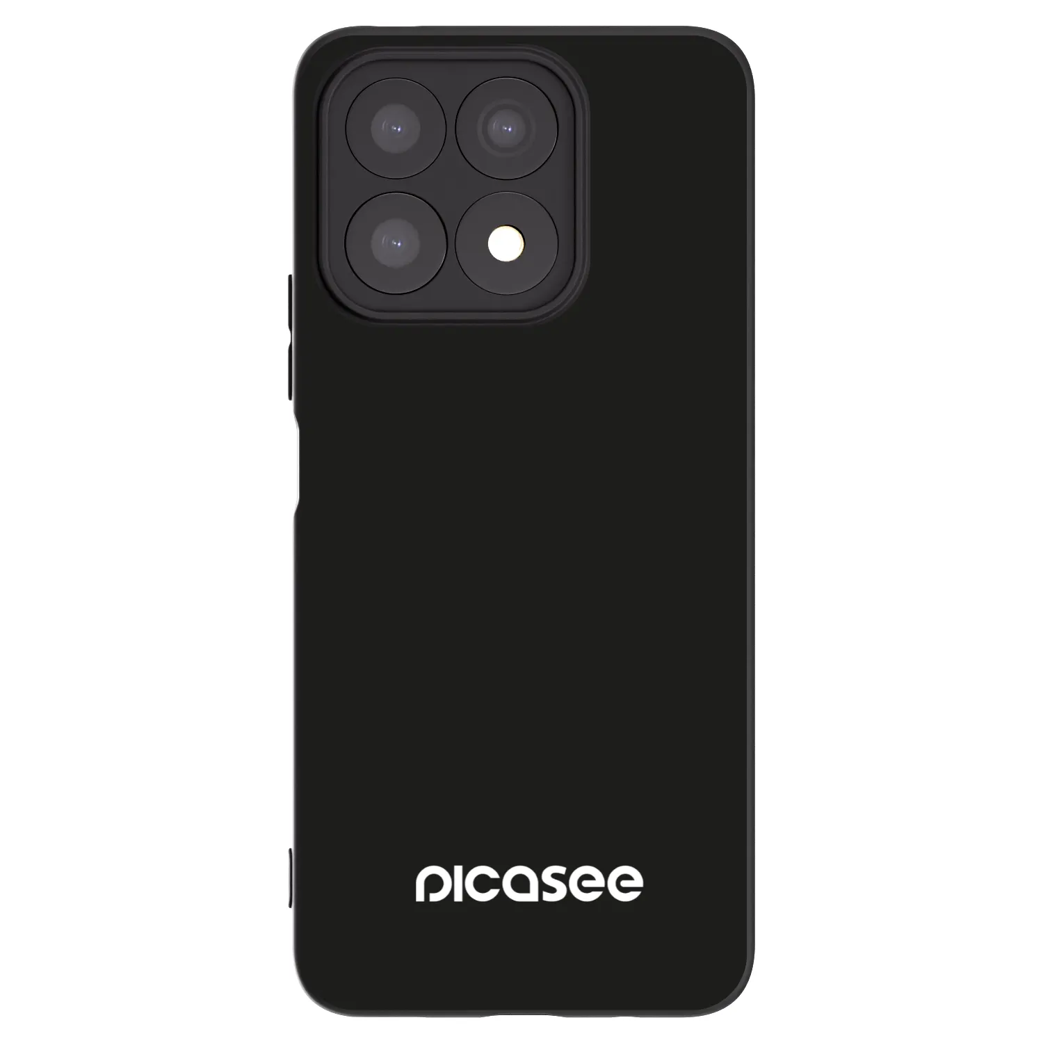 Picasee husă neagră din silicon pentru Honor X8a - Picasee