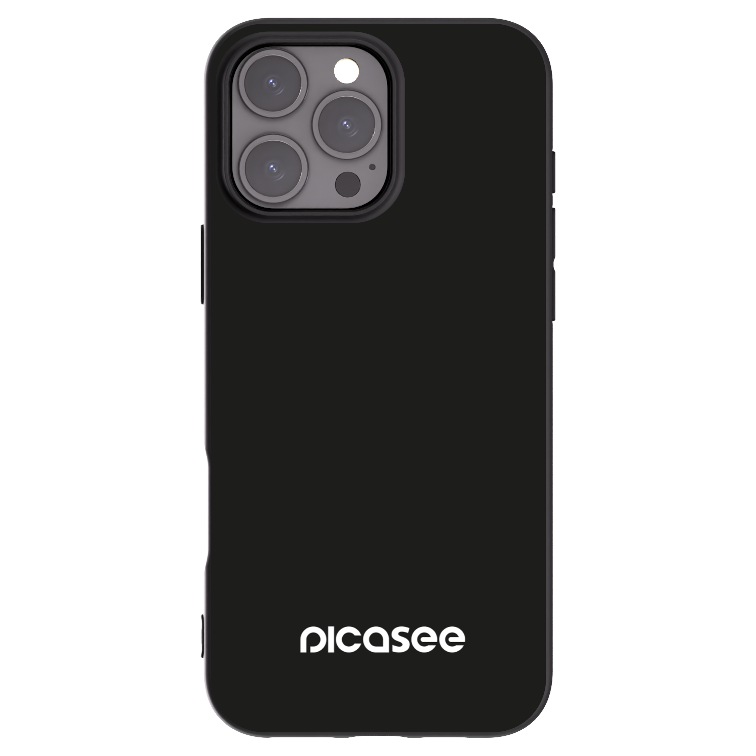 Picasee husă neagră din silicon pentru Apple iPhone 16 Pro Max - Picasee