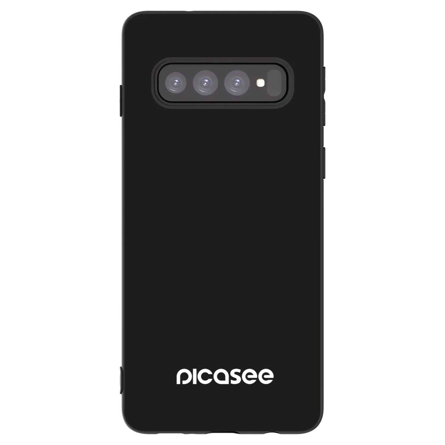 Picasee husă neagră din silicon pentru Samsung Galaxy S10 G973 - Picasee