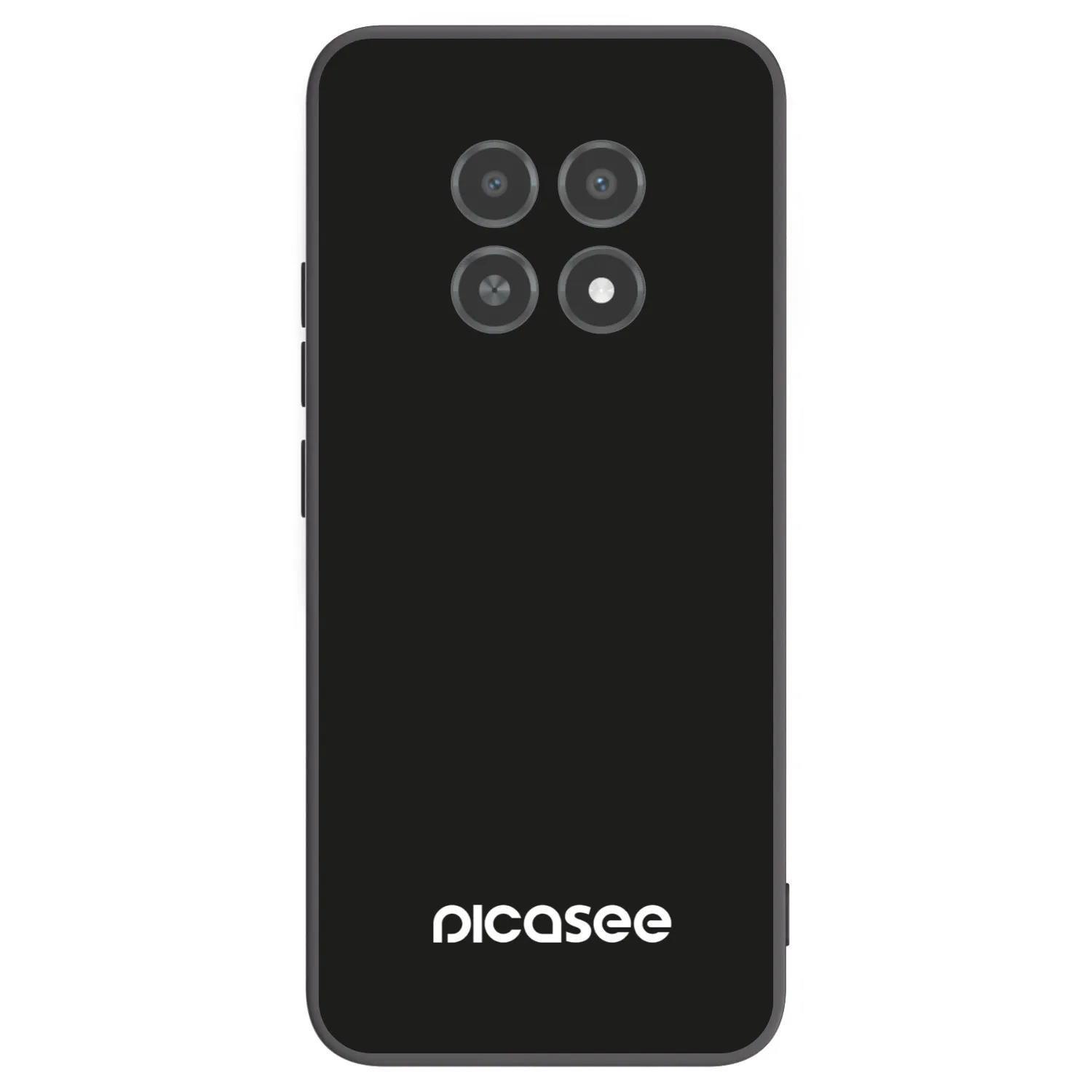 Picasee husă neagră din silicon pentru Realme 12X - Picasee