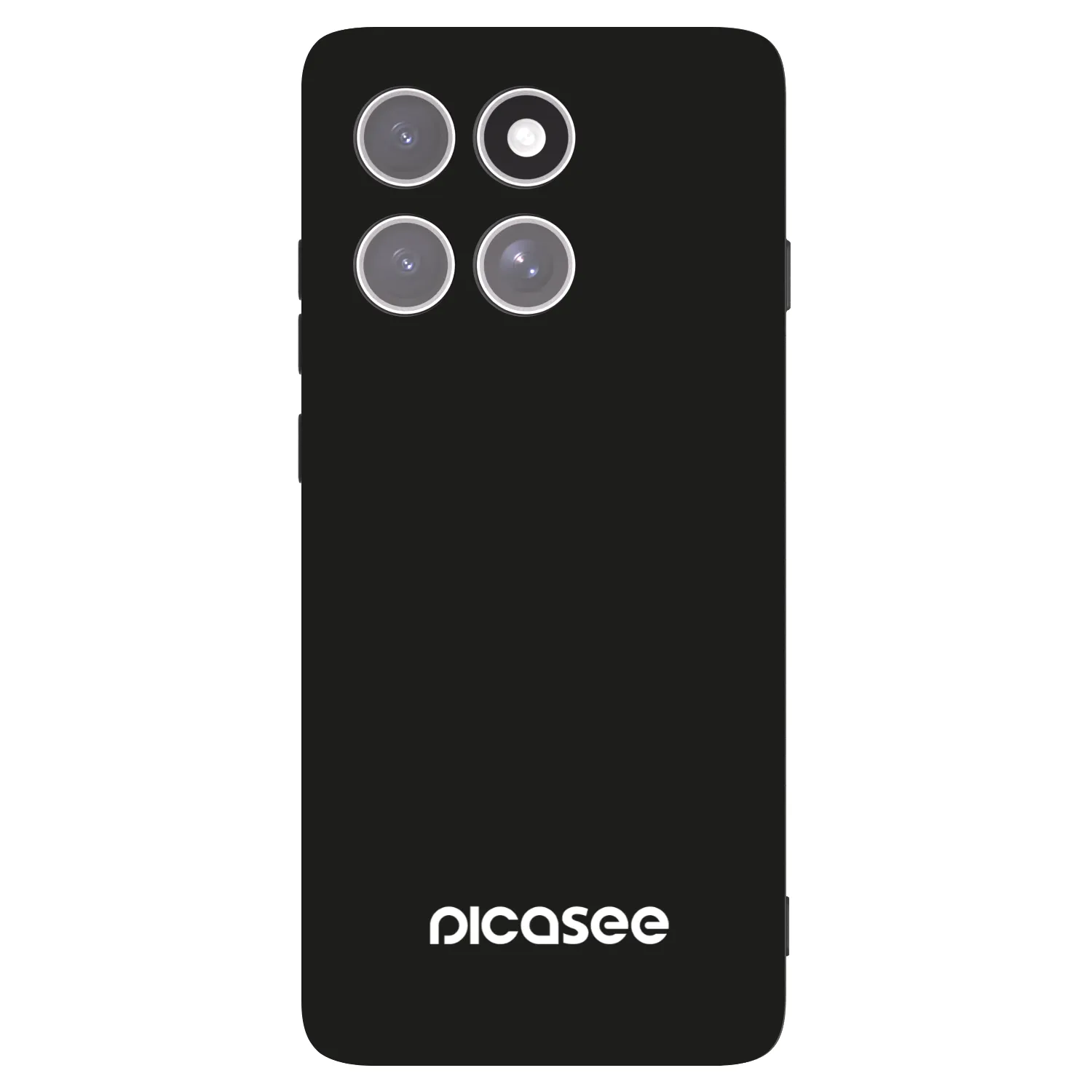 Picasee husă neagră din silicon pentru Motorola Edge 60 Pro - Picasee