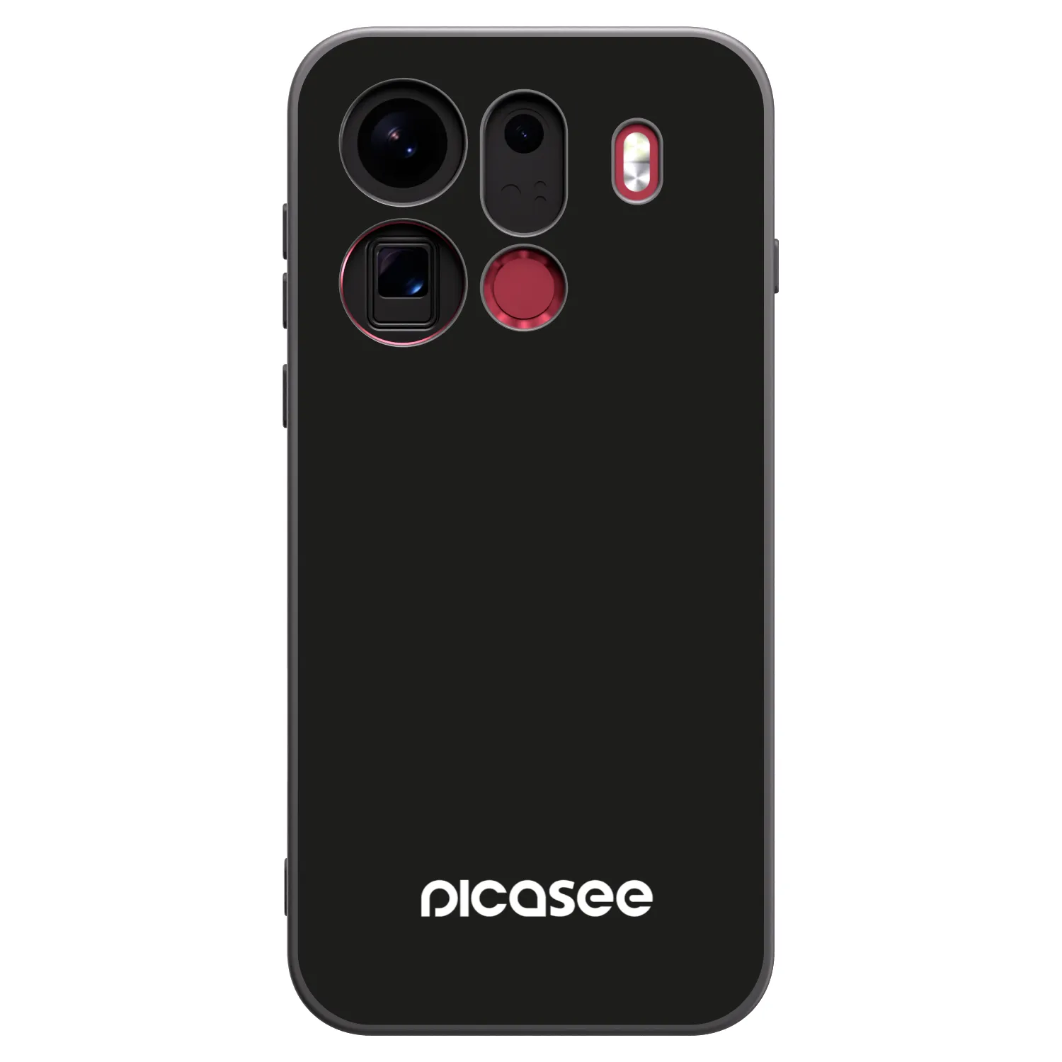 Picasee husă neagră din silicon pentru OPPO Find X9 Pro - Picasee