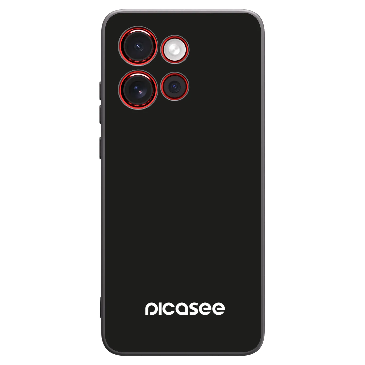 Picasee husă neagră din silicon pentru Motorola Edge 60 Neo 5G - Picasee