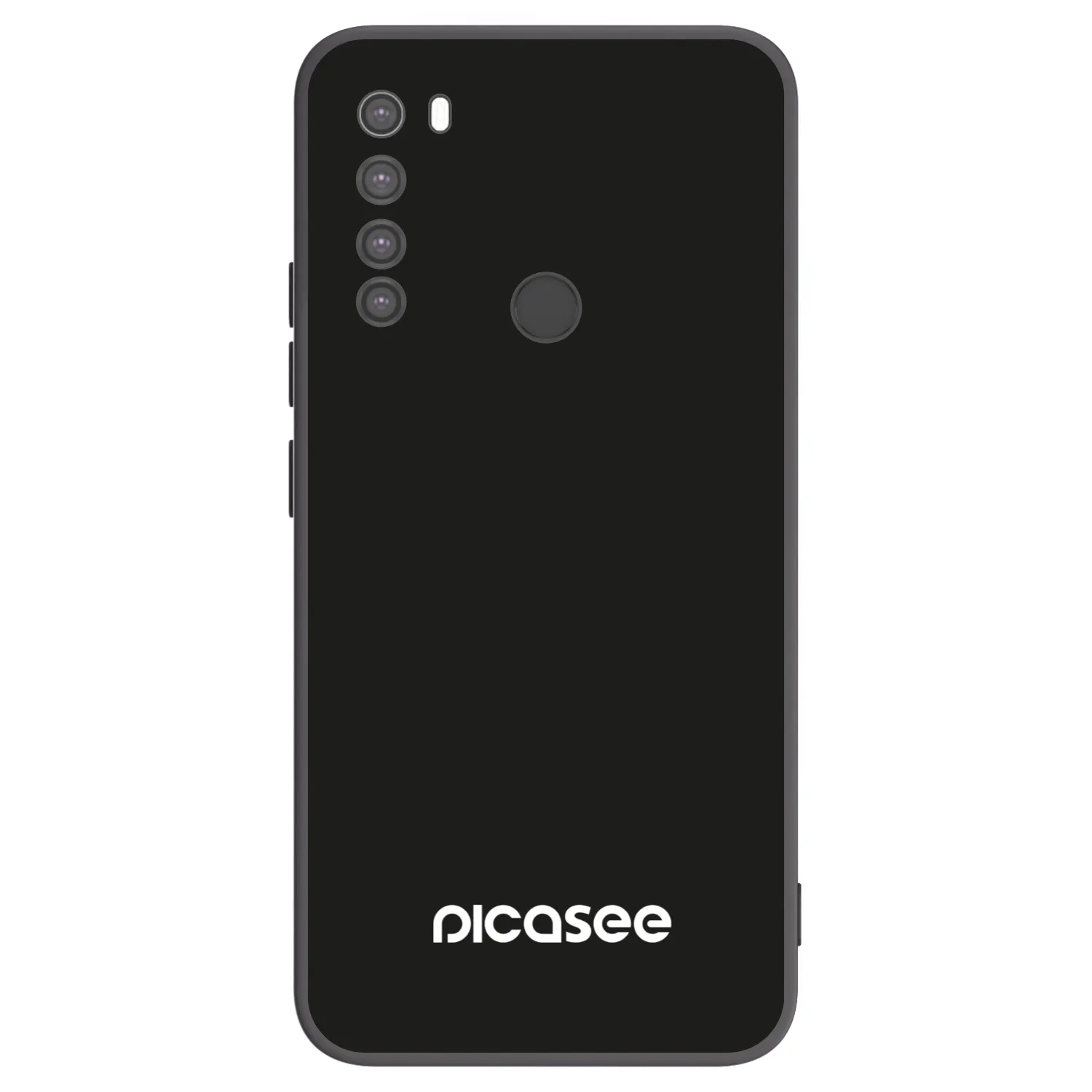 Picasee husă neagră din silicon pentru Xiaomi Redmi Note 8 - Picasee